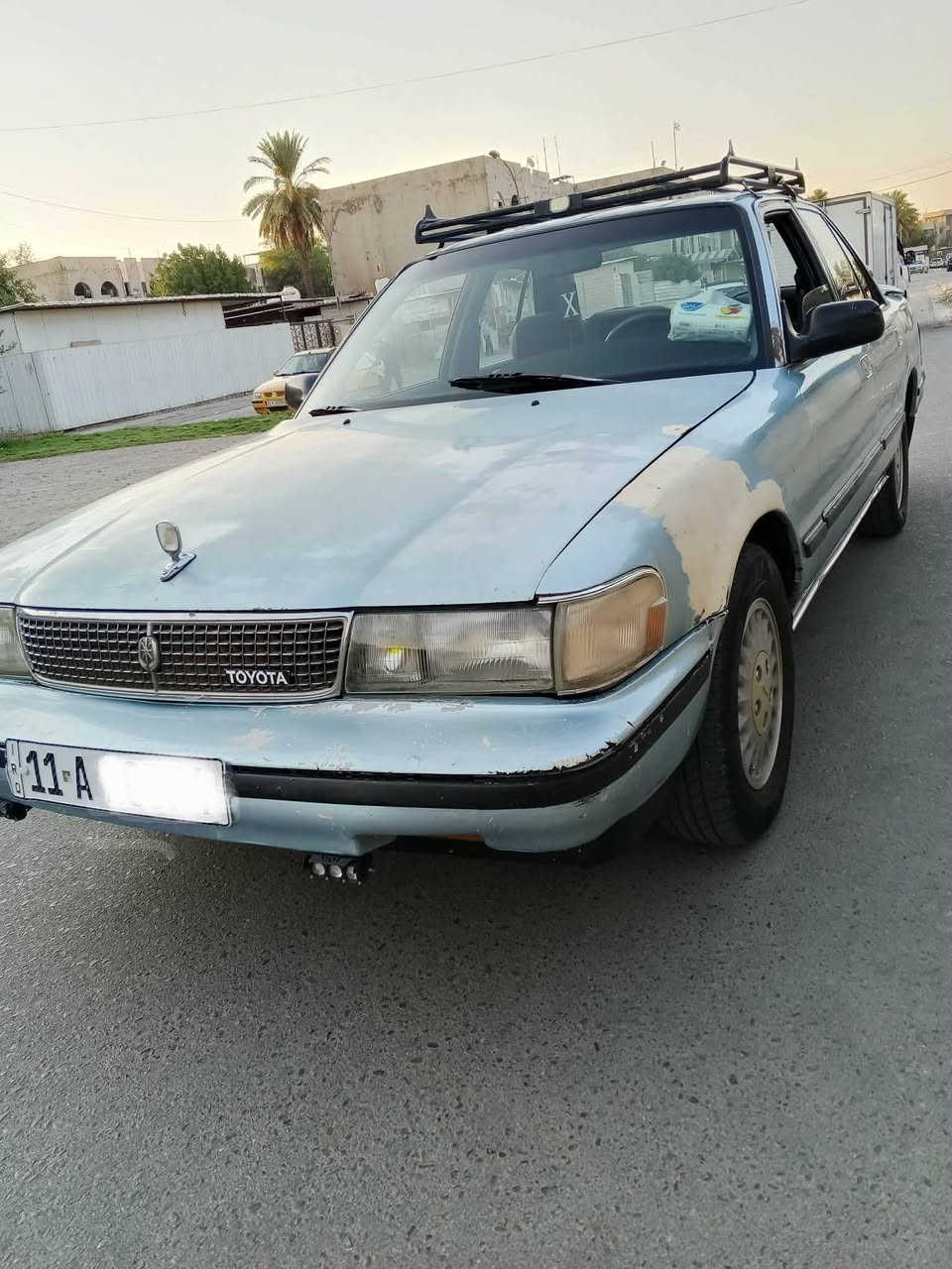 السلام عليكم،
كروسيدا (يسار بلادي) موديل 1989. السيارة بحالة جيدة، التبريد شغال، والمحرك والگير مكفولات. تخم الإطارات والبطارية جديدة، والحدادية جيدة جداً والحمد لله (ما موگفتني أبداً)، وإن شاء الله تكون فاتحة خير على للي يشتريها.
السيارة باسمي وتحمل رقماً  (إنكليزي).السنويه نافذه  29
موقعي: بالقرب من مدينة ألعاب السيدية.
رقم الهاتف: *********** (علي أبو يحيى الحداد).
السعر: 45 (وقابل للتفاوض إن شاء الله).
