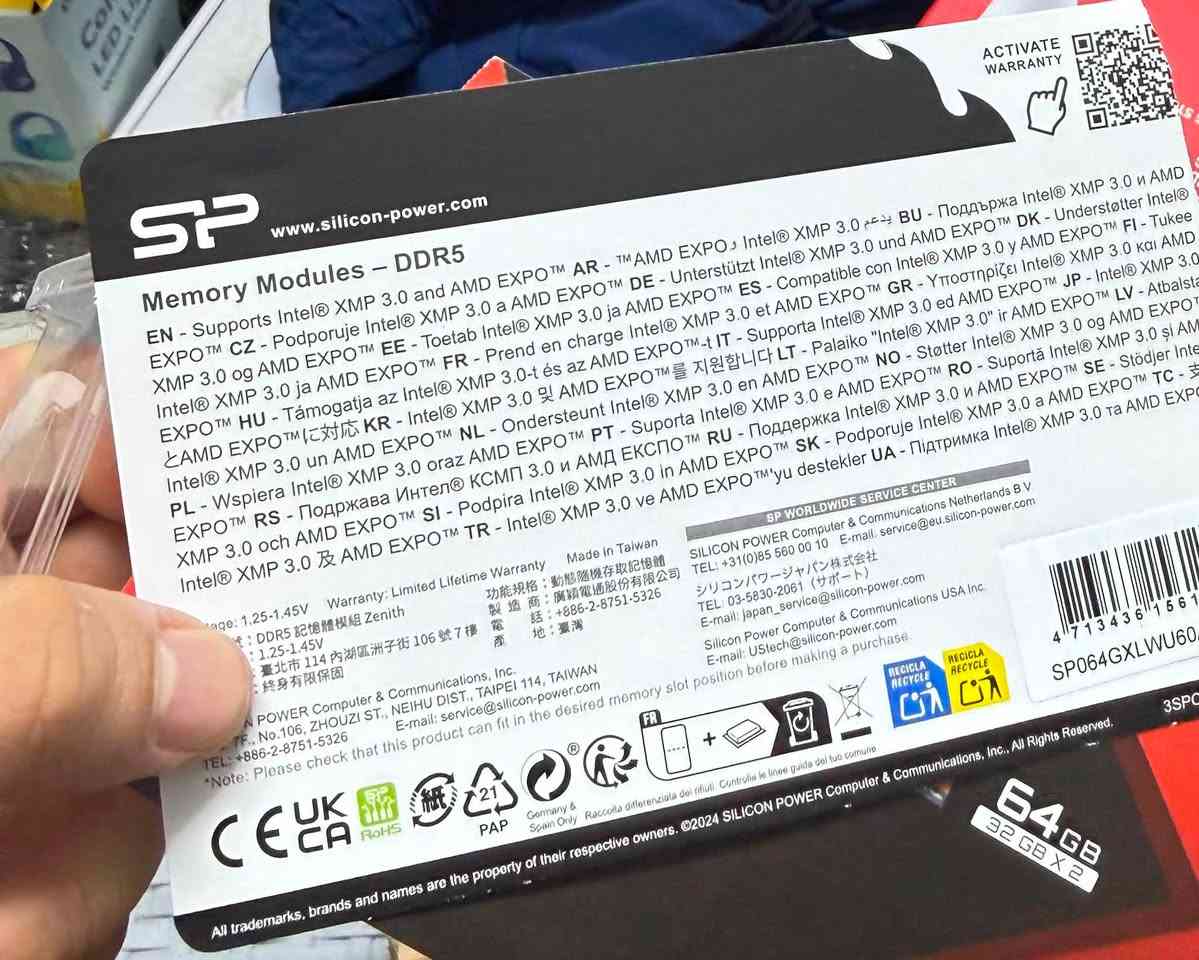 Ddr5  6000عددعدد ثنين مجموعهن 64 شي خارق مال كيمنك بالسوك  سعرهن اقل واحد شفته بمليون و٢٠٠
السعر ٩٠٠ العنوان بغداد الكرخ ولتكلي شرط ومدري شنو تعال افحص بيدك واخذهن بالعافيه السعر قفل غير قابل للتفاوض
***********
