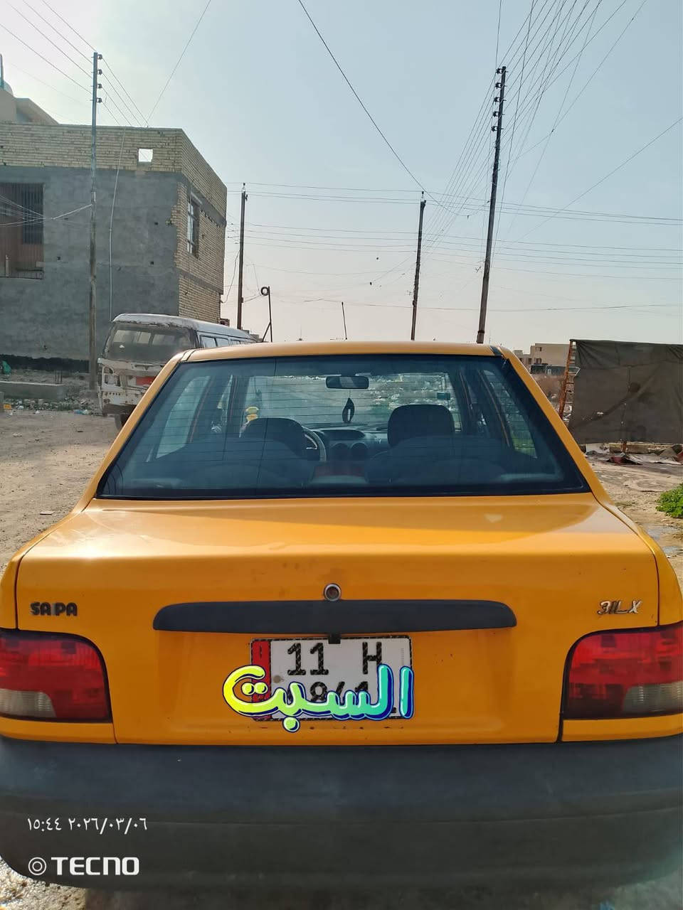 السلام عليكم سايبه موديل 18 البيع السيارة بسمي بيها  ربع الجاملهالخلفي السياره حلوه ونضيفه وكامله مكمله سعر السياره 37 💲  عنوان السياره التاجي سبع البور رقم التلفون ***********
