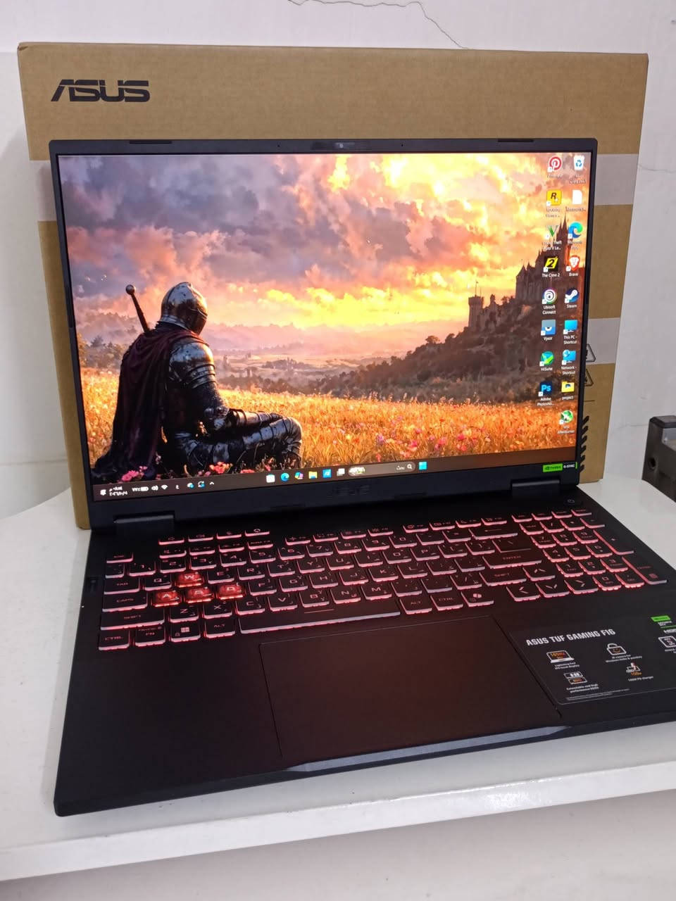 ASUS TUF F16
• المعالج: Intel Core i5-13450HX.
• كارت الشاشة: NVIDIA RTX 5050 (8GB).
• الذاكرة (RAM): سعة 16GB DDR5.
• التخزين: هارد 512GB SSD.
• الشاشة: مقاس 16 بوصة بمعدل تحديث 165Hz.
* الجهاز مستخدم شي بسيط ونظافته 100% انطيك بي ضمان ايام  *
💵 مليون 300الف 
📍 بغداد - الشعب 
📞 ‏‪***********‬‏

نص مكتوب في الصور:
- شركة العالمية للحاسبات 27 أغسطس - توفر الان وبسعر مناسب :- ASUS TUF Gaming F16 FX608JH-RV033AR, Intel Core i5-13450HX, RAM 16GB, SSD 512GB, NVIDIA Geforce RTX 5050 8GB, 16.0 inch WUXGA 165Hz, Jaeger Gray -------- السعر: 1.650.000 دينار عراقي طلب مباشر من الموقع الالكتروني, والدفع عند الاستلام, توصيل مجاني من خلال موقعنا الرسمي العالمية للحاسبات https://globaliraq.iq العراق بغدادا شارع الصناعة - الجامعة التكنولوجية, داخل فرع النخلة (عامود رقم 14) تسلسل المبنى G توصيل لكل محافظات العراق ...https://globaliraq.iq/.../asus-tuf-gaming-f16-fx608jh رابط المنتج :- قسم اللابتوب 7726224804 7726224809 - قسم الديسكتوب والتجميع 7726224806 7726224805 الشاشات والاكسسوارات *********** *********** - رابط تحميل التطبيق للـ iPhone: https://apps.apple.com/us/app/qiyam-al-alamiya/id6757885531 رابط تحميل التطبيق للـ Android: https://appgallery.huawei.com/app/C116858345 رابط الموقع الإلكتروني: https://globaliraq.iq عرض أقل GLOBALIRAQ.IQ ASUS TUF Gaming F16 FX608JH-RV033AR, Intel Core i5-13450HX, RAM 16GB, SSD 512GB, NVIDIA Geforce RTX 5050 8GB, 16.0 inch WUXGA 165Hz, Jaeger Gray