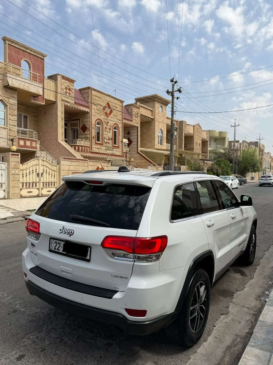 JeeP Laredo 4X4
الموديل : 2017
العداد : 120.000
المواصفات معروفة لاريدو:
بصمة
تشغيل عن بعد
دفع رباعي
رادار خلفي
كشن كهرباء
كامرة خلفية

ملاحظة : سيارة كلين تايتل داخل بشرط 
بدون صبغ حتى دعاميات بدون حالوب بدون تبديل
محرك مفتوح مبدل بساتم 14 بانزين عادي يمشي

السعر : 190$
مكان اربيل 
للاستفسار :
***********
***********
