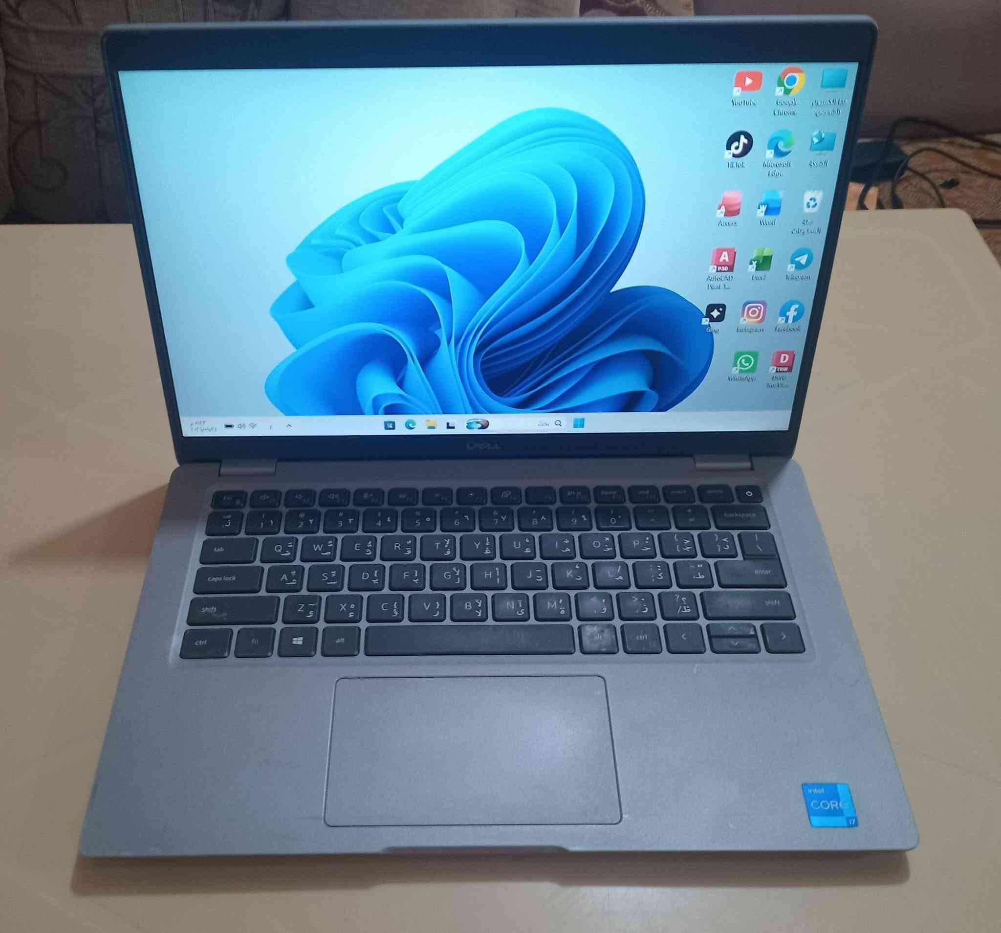 السلام عليكم ورحمة الله وبركاته #لابتوب_Dell5420_للبيع
هذا احسن خيار لكل طالب هندسة والمهندسين عملي خفيف 
وبنفس الوقت أداء قوي برامج الهندسية والمونتاج و الألعاب 
و التصميم برنامج اوتوكاد 2027 مثبت على الجهاز 
Dell 5420
كوراي 7 جيل 11 نوع المعالج G7
رام 16 قابل للتطوير إلى 64
هارد 512 SSD نوع M.2
كرت شاشه داخلي 8
حجم الشاشه 14.1 دقة الشاشة 1920/1080
كيبورد ضوئي ويندوز 11 برو 
بطاريه 3 ساعات تقريبا 
شحن تايب سي
الملحقات 
شاحن اصلي تايب سي 
جنطة 
ضمان اسبوع من اي خلل 
السعر 475 الف وبي مجال شي قليل 
التوصيل خاص او على الرقم 
***********

نص مكتوب في الصور:
- مدير المهام الأداء وحدة المعالجة المركزية 3,05 غيغاهرتز %27,7 الذاكرة 4,6/15,6 غيغابايت (%29) القرص 0: (C:) SSD (SATA) 41% Wi-Fi Wi-Fi تم إرسال: 0 • تم تلقي: 16,0... GPU 0 Intel(R) Iris(R) Xe Grap... %0 تشغيل مهمة جديدة 16,0 غيغابايت 15,6 غيغابايت الذاكرة استخدام الذاكرة 60 ثانية تركيب الذاكرة قيد الاستخدام (مضغوط) 4,5 غيغابايت (31.8 ميغابايت) 11,0 غيغابايت متوفر تم تعيين 4,6/16,6 غيغابايت مخزن مؤقتًا 1,7 غيغابايت تصفح مرحل 4,6 ميغابايت تصفح غير مرحل 382 ميغابايت السرعة: ٣٢٠٠ MT/s الفتحات المستخدمة: ١ من ٢ عامل التصميم: SODIMM الذاكرة المحجوزة للأجهزة: ٤٤٠ ميغابايت ٠١:٢٤ م ٢٠٢٦/٠٩/٢٤ بحث
- Ninx M.2 SSD 512G