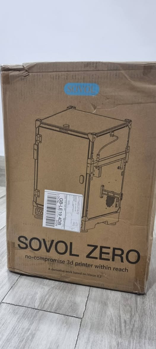 طابعة ثلاثية الأبعاد Sovol Zero، طابعة FDM من فئة CoreXY تتميز بحجمها الصغير وسرعتها العالية التي تصل إلى 1200 مم/ثانية
بعدها بالكبس موصفات مذكورة كلها بالمنشور كتلوك 
السعر ٥٠٠ 
تواصل واتس ***********
