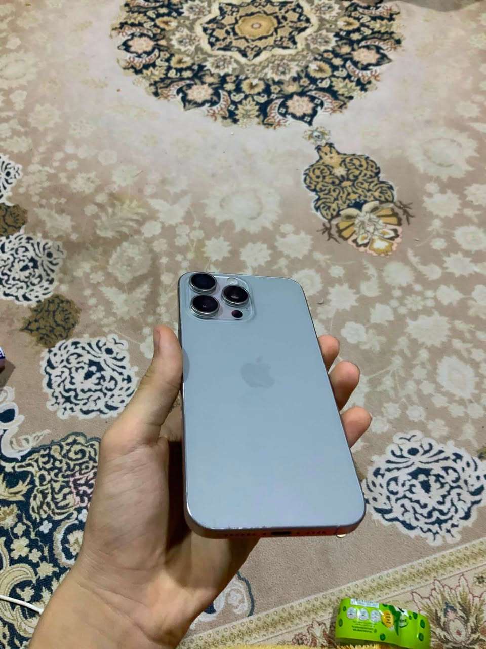السلام عليكم ايفون ١٥ برو ماكس عربي شرق اوسط AAA ذاكره ٢٥٦ الايفون كلش نظيف بس مبدل بطاريه تفصيخ تقره بالاعدادات مستعمل عدد دورات ٢٢ مبدل شاشه اصليه احسن نوعيه جهاز كله شغال وعلفحص بيع او مراوس السعر 790 مكاني بصره قبله للتواصل ***********
