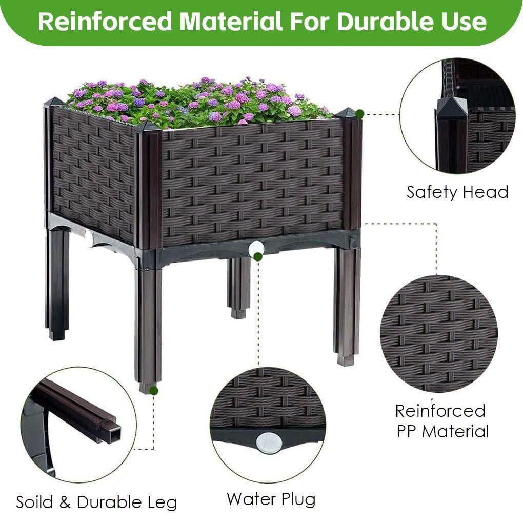 ستاند زرع بهذا شكل سعر ١٠ الاف الي يريد يراسلني خاص

نص مكتوب في الصور:
- Reinforced Material For Durable Use Safety Head Reinforced PP Material Soild & Durable Leg Water Plug
- STANSY Redefining Home & Lifestyle Goods DRAIN HOLE Built-in drain hole allows excess water to flow out and keeps plants healthy.