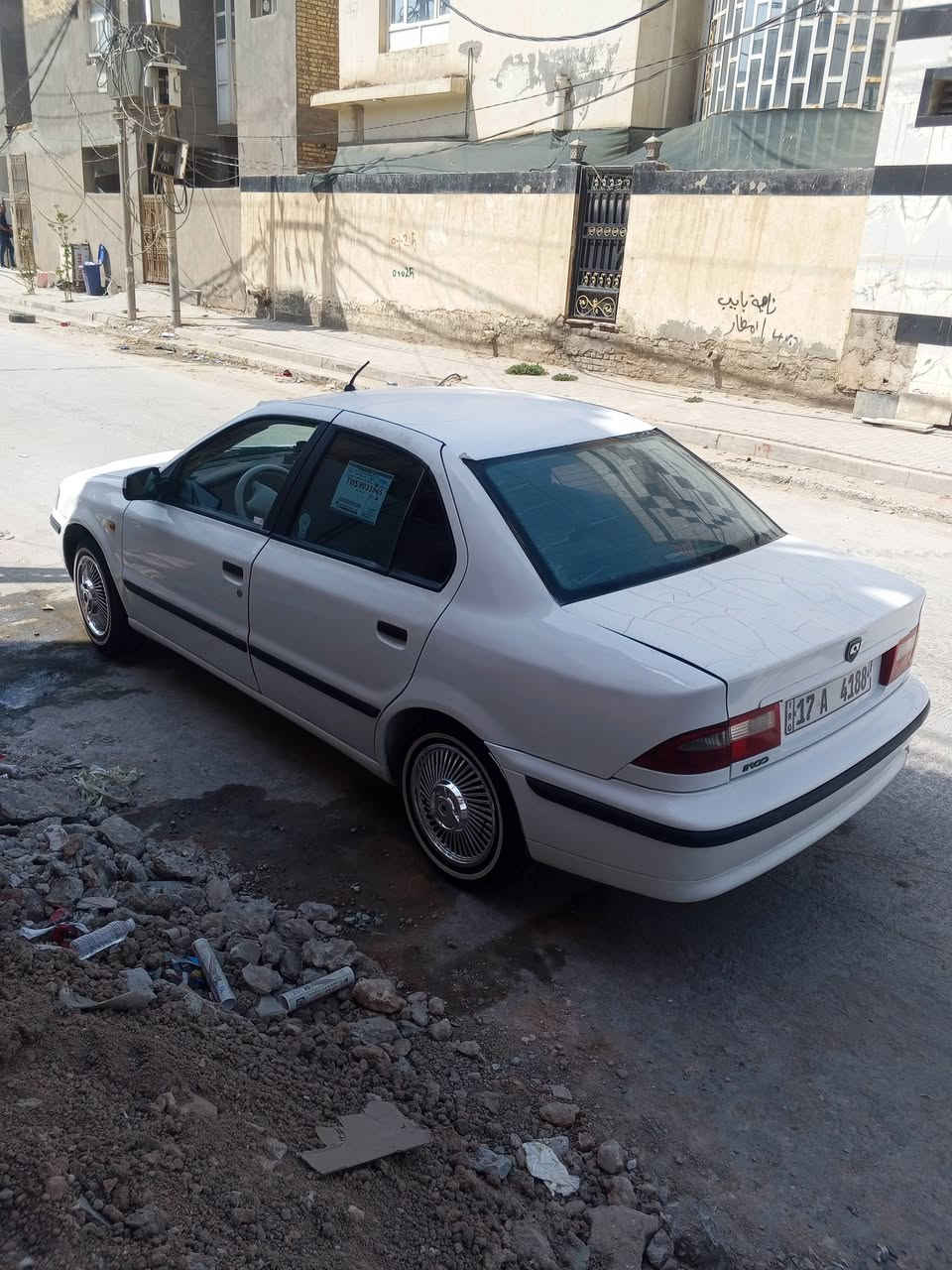 سمند موديل 12نضافه فول مكينه وكير وتبريد شرط كفاله كلها سياره فقط صبغ بجاملغ خلف سائق باقي كله كفاله سياره شرط نضافه
سعرها 45 وبيها مجال 
مكان سياره الحمزه شرقي 
‏‪***********‬‏
‏‪***********‬‏
