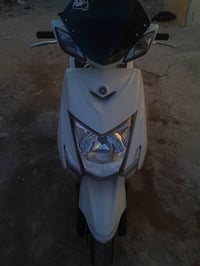 دراجه سكنس لد ياباني قبق نفخ مكينه مكفوله من الفتح كهربائيات كلهه شغال...