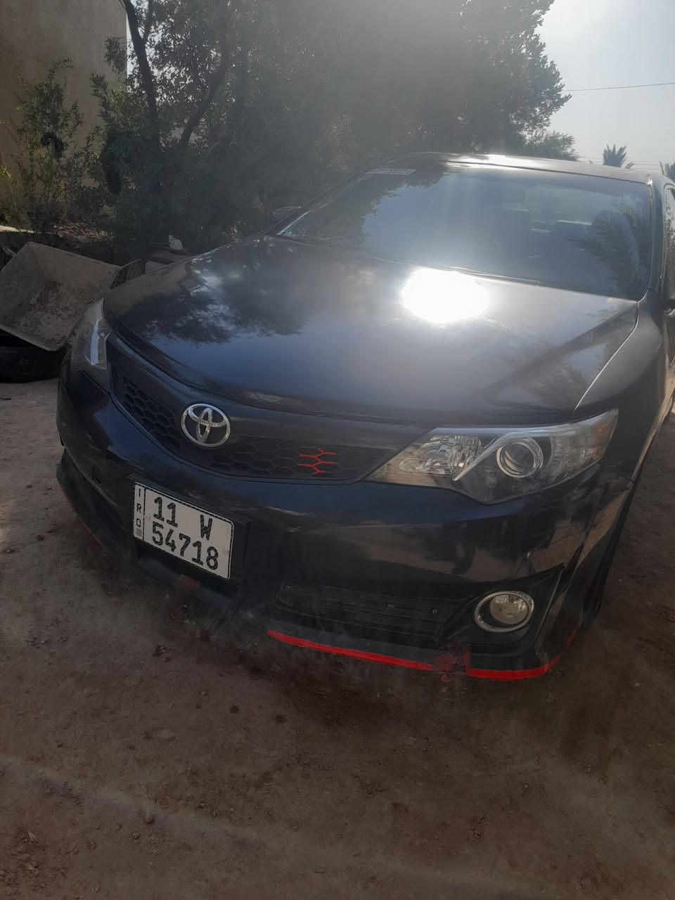 كامري موديل ٢٠١٢ وارد أمريكي كير محرك تبريد كفاله بيه مكانات صبغ ابيع حزام سياره فول مواصفات ما عدا البصمه محرك ٤ سلندر مكاني فلوجه الكرمه السعر ٩٠    وبيها مجال  ***********
