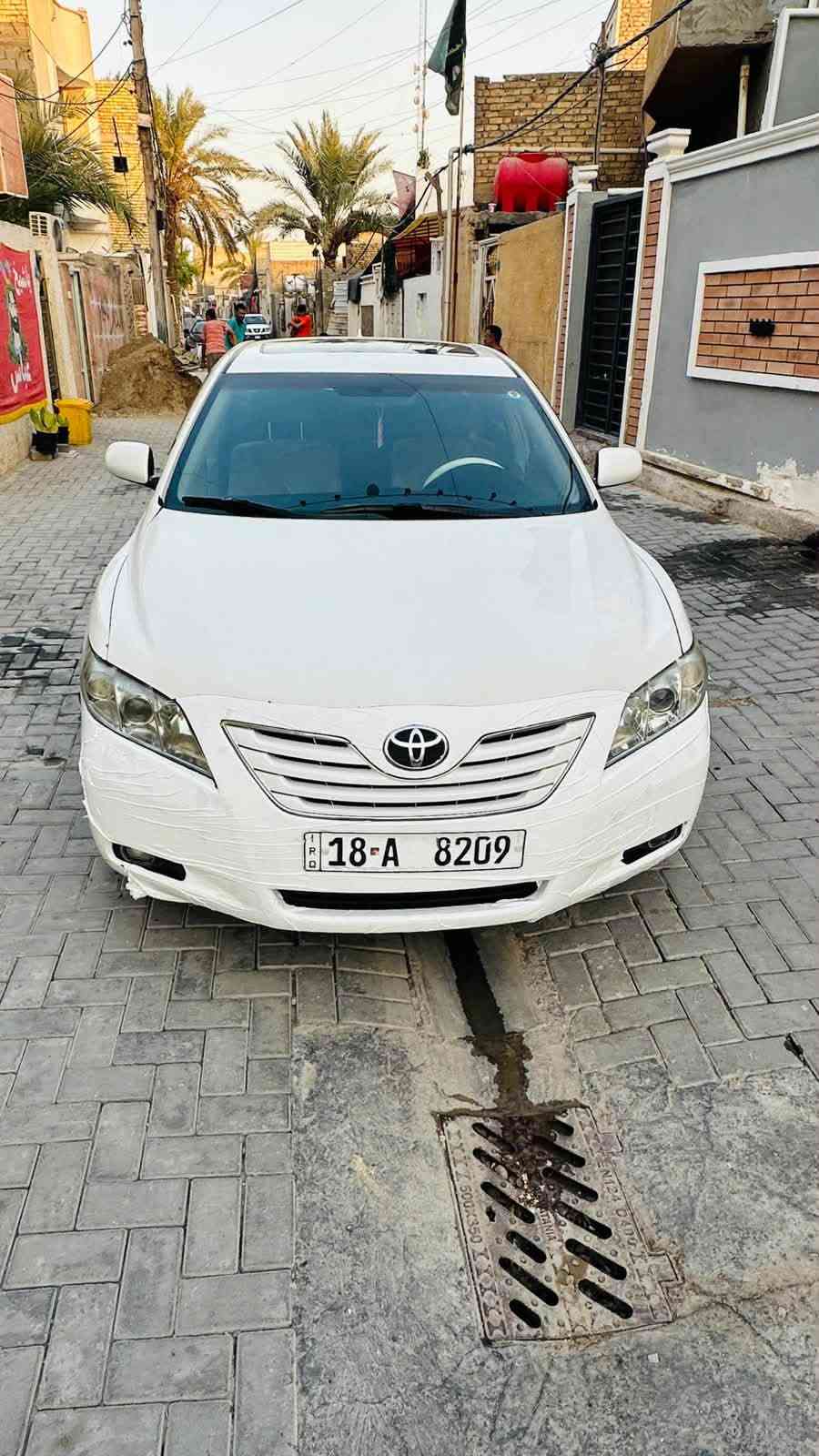يا الله
99$
كامري 2007 خليجيGLX 
بدون صبغ وبدون ضرر
مواصفات 
مكينة 2400
كير ومكينة مكفول 
شاشة وكامرة 
فتحة سقف 
تحكم بل استيرن 
مثبت سرعة 
صدر امامي خلفي جديد مع دبلات صار شهر تقريباً 
تايرات نضافتها 85‎%‎
تبريد ثلج كمبريسر مبدل  جديد وكالة 
السيارة ماشية 220 الف كم
السيارة محتاجة بوليش فقط 
وصبغ دعاميات 
رقم بابل تحويل ثانيوم بسمي السيارة مكاني بغداد حي اور  او بغداد الجديدة***********
