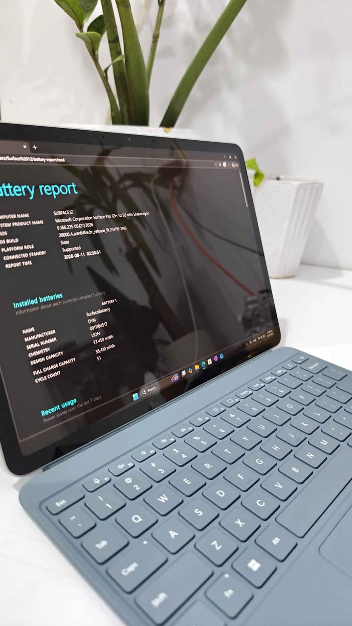العرض الأقوى: Microsoft Surface Pro 12 1st Edition

* أداء جبار: معالج Snapdragon® X Plus بـ 8 أنوية، صُمم خصيصاً للمهام الثقيلة والذكاء الاصطناعي بسرعات تصل لـ 3.4 جيجاهرتز.
* شاشة مذهلة: مقاس 12 بوصة PixelSense™ LCD بتردد 90 هرتز، توفر استجابة فائقة لللمس والقلم.
* بطارية عملاقة: انْسَ الشاحن طوال اليوم مع عمر بطارية يصل إلى 16 ساعة.
* خفة وجمال: هيكل ألمنيوم فاخر وتصميم نحيف جداً يزن حوالي 1 كجم فقط.

📋 المواصفات الفنية:

* الذاكرة: 16GB LPDDR5x (سريعة جداً).
* التخزين: 256GB SSD فائق السرعة.
* النظام: Windows 11 الأصلي مع ميزات Copilot+ الذكية.
* الكاميرا: كاميرا Studio الأمامية بدقة 1080p مع ميزات التأطير التلقائي.
* خاصية Face-ID لفتح القفل 

*عدد الدورات البطارية 🔋  : 51
*الحالة : مستخدم بدون بوكس
*السعر :
 1- جهاز فقط 1،200،000
2- مع كيبورد (كوبي بلوتوث) 1،300،000
3- مع كيبورد الاصلي 1،450،000

✅ خدمة سريعة وضمان 30 يوم
📍 متوفر الآن للتوصيل الفوري لكل محافظات العراق.
للتواصل و الاستفسار : ***********

https://t.me/epic_store2 بغداد, العراق
