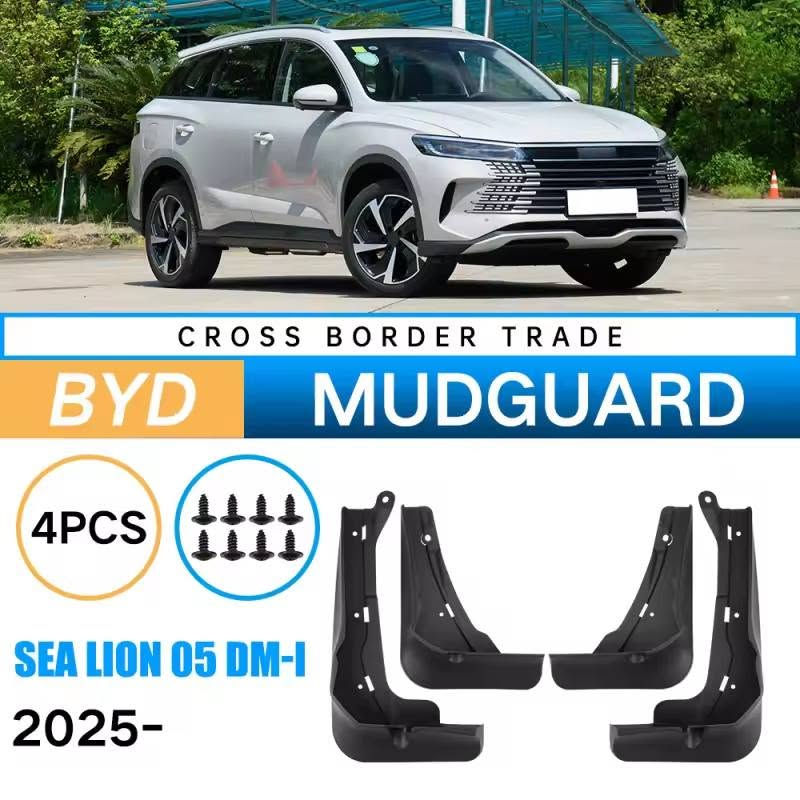من رخصة الادمن المحترم 🌹 متوفر واقيات طين السعر 20 الف

نص مكتوب في الصور:
- 4PCS SONG PLUS DM-I/EV 2023- MUDGUARD CROSS BORDER TRADE BYD
- CROSS BORDER TRADE BYD MUDGUARD 4PCS SEA LION 05 DM-I 2025-