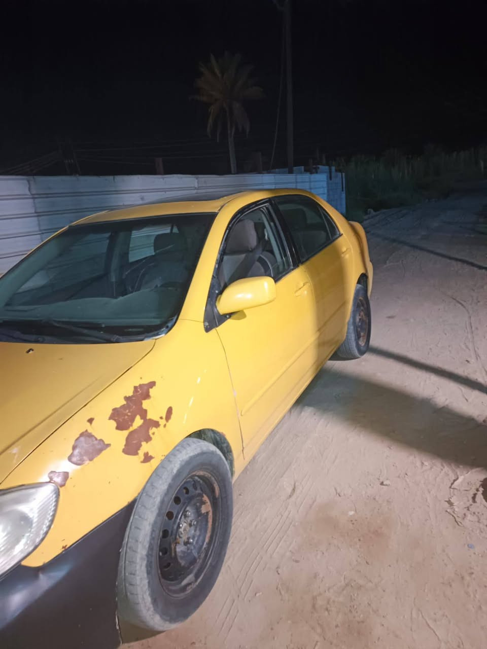 السلام عليكم كورلا 2008 كير مكينة مكفولات سيارة خير من الله بس ترتيبات بسيطة فتحه سقف كير اوتاماتيك حلوه مال تكسي السعر ٦٥ وبيه مجال 
اتصل وبيك خير ودلل مكان السيارة بغداد الوسفية  ***********
