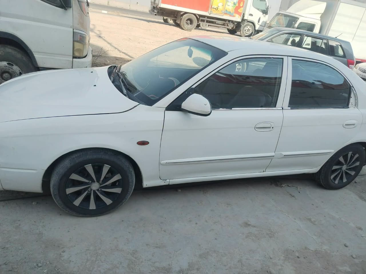 كيا شامو موديل 2002 كير عادي محرك 2000 مسكر مصبوغة عام جمالية رقم بغداد تحويل ثاني يوم مكاني بغداد *********** سعر 26 مجال
