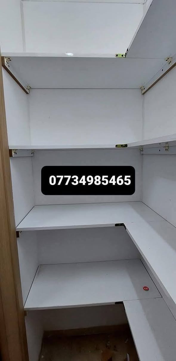 لدينا تنصيب رفوف المخزن ثابت حسب الطلب  لجميع مساحات الشقق  للطلب والاستفسار  يرجى الاتصال على الرقم او المراسلة على الخاص *********** واتساب
