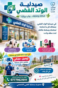 صيدلية الوتد الفضي • توصيل مجاني • بسماية
