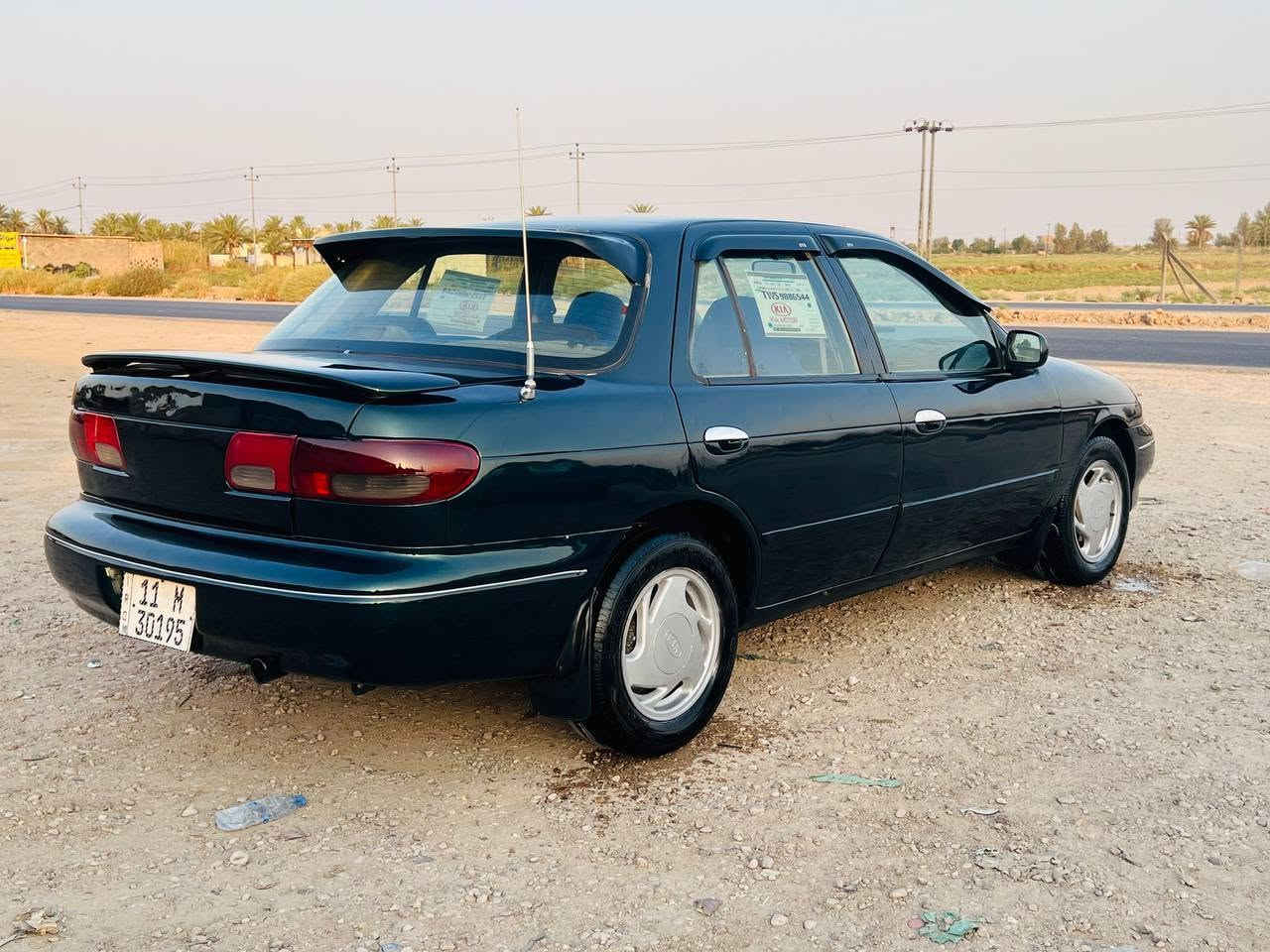للبيع كيا سيفيا 
موديل 1996
رقم بغداد 
سنوية مشروع وطني انكليزي 
كير عادي 
كير و مكينه وحداديه جديد
كهربائيات كلها شغاله 
تخم تاير جديد
صدر امامي خلفي جديد 
سيارة شرط النضافة 
صبغ للجماليه 
مكفولة من ضربة وكص 
السعر 34 بيه مجال بسيط
المكان بابل
للأستفسار 
‏‪***********‬‏
