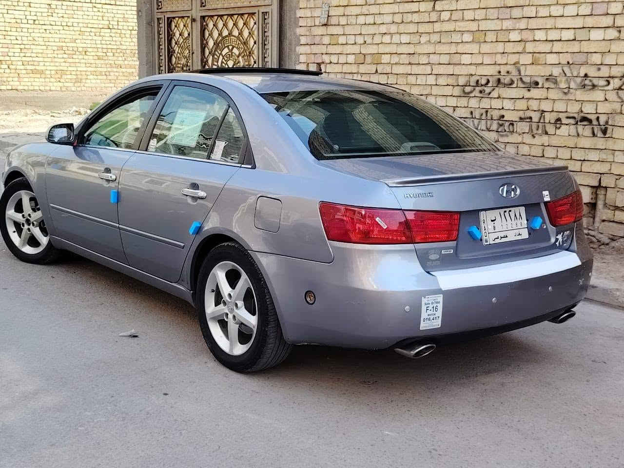 سلام عليكم سوناتا موديل 2007 فول مواصفات فتحه تحكم ستيرن جهتين شاشه كامره خلفيه دواره حساسات خلفيه مثبت سرعه كروز سرعة مكينه سته سلندر بيهه قطعه وحده كلير والباقي كفاله عامه سياره جاهزه من كلشي بيهه منضومت قاز جديده يعني انسه صرف البانزين رقم بغداد مميز مشروع وطني تحويل مباشر سياره مال جناي وبل عافيه ع ياخذهه مكانهه بغداد شراي يتصل على رقم***********
