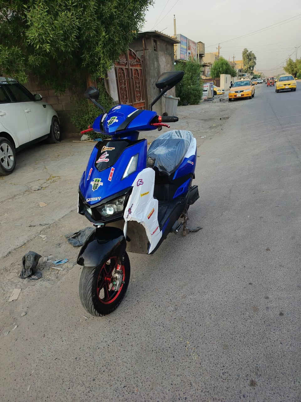 دراجة شحن • سكنس • بطاريات جديدة
