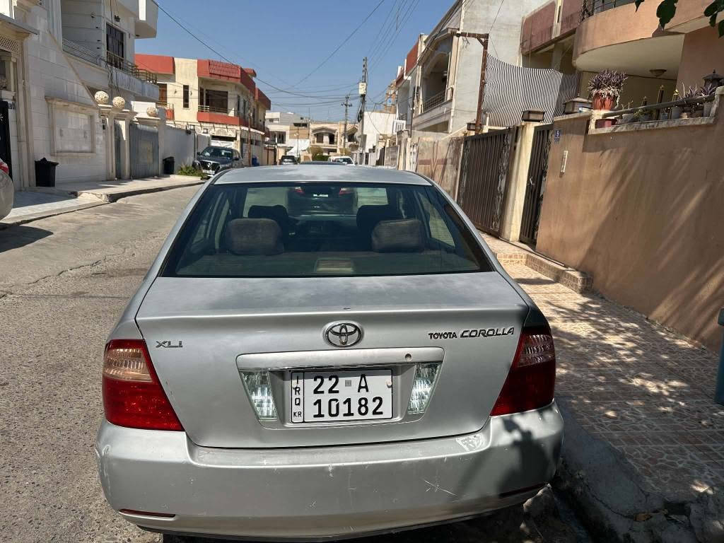 کرولا 2005 رنگی رساسی مکینە بچوک کیرو مکینە بی حەیب سەنەوی بەسەرچوە رقمو نوە دو پارچەو نیو سبوخە هندێک ساردەکوت  سەیارەکەبی بی دەعمو لیدرانە شاشەو کامیرەیە   *********** أربيل, العراق

