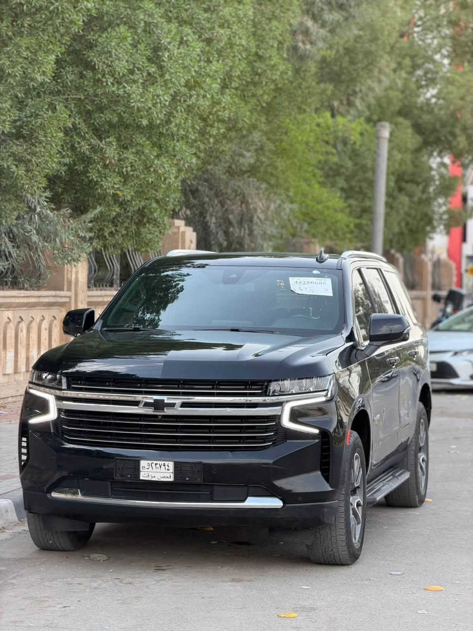 فقط للبيع بدون مراوس تاهو 21 LT فول   معروضه $338
داخله بكتاب دبلماسي بدون رقم دخول جديد تترقم كل محافضات  
بيه صبغ 3 قطع بدون دواخل اثر شخط 
ارباك برده فقط  سوناره موجود 
فول مواصفات مكانه بابل وبغداد رقمي *********** فقط اتصال اخوان وفقط بيع بدون مراوس

