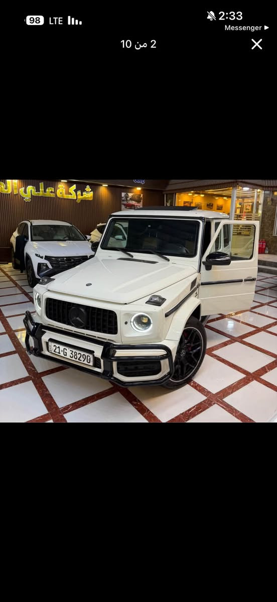 سلام عليكم للبيع او مراوس
G-CLASS-g63-amg-خليجي 
موديل 2013 محدث خارج 2020 
رقم سليمانيه باسمي رقم وهزه جديد وسنويه لل2031 
مكفوله من الضربه والصبغ فقط قطع التحديث 
محرك وكير مكفولات 
صدر تبريد تايرات كلشي جديد 
ماشيه 173 الف كيلومتر 
العنوان -بغداد - الغزاليه 
السعر 375 
***********
