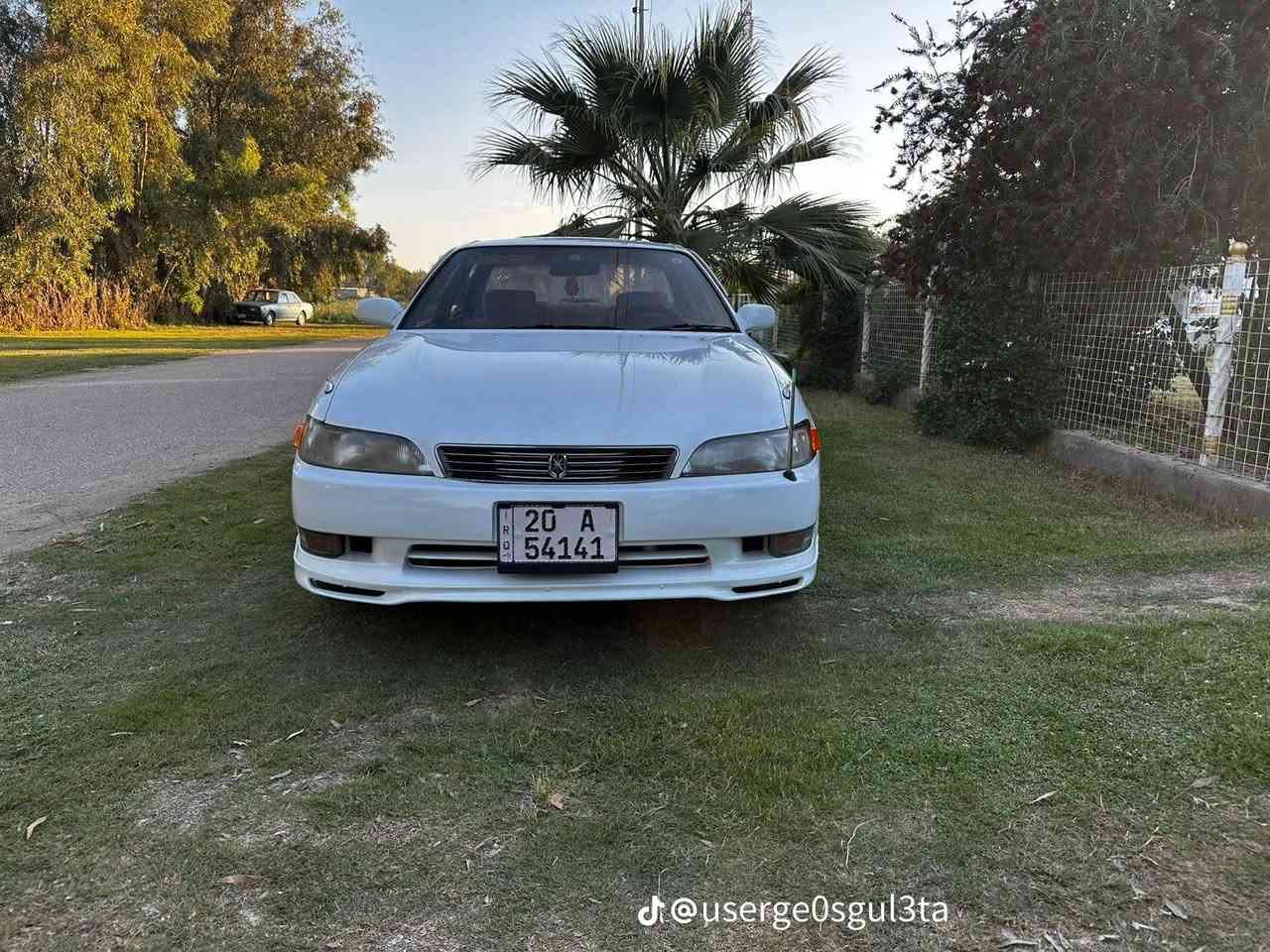 تيوتا مارك نفخ بحاله الوكاله ماشيه 190 مكفوله من صبغ وتبديل وضربه ديالى بااسمي سعرها 83 مكاني الدوايه ***********

نص مكتوب في الصور:
- @userge0sgul3ta