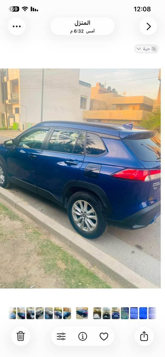 🚗 للبيع | تويوتا كورولا كروس أمريكي 2024 🚗

✨ المواصفات:

•  موديل: 2024
•  وارد: أمريكي
•  محرك: 2000 سي سي
•  رقم بغداد
•  الممشى: 33 ألف ميل
•  السيارة بحالة ممتازة، جاهزة للاستخدام ولا تحتاج أي مصروف.

🌟 المميزات:
✅ بصمة (تشغيل ودخول ذكي)
✅ تشغيل عن بُعد
✅ شاشة Apple CarPlay
✅ رادارات وحساسات أمامية وخلفية
✅ كاميرا خلفية أصلية
✅ مثبت مسار (Lane Assist)
✅ تحكم بالستيرن
✅ قيادة ذاتية (مساعد قيادة)
✅ أوتو هولد
✅ سايد بريك إلكتروني
✅ إشارات بالمرايا
✅ تبريد مقعدين أماميين
✅ هزة (تنبيه مغادرة المسار)
✅ سنوية مجددة

💰 السعر: 17,000 دولار (قابل للتفاوض بالمعقول)

📍 الموقع: بغداد – حي الجامعة

📞 للاستفسار والاتصال:
***********
*********** بغداد, العراق
