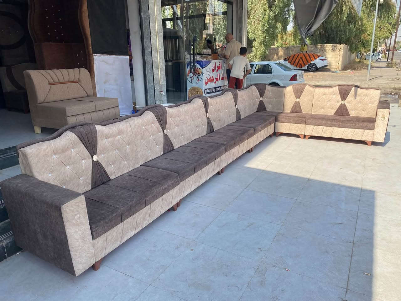 دوشمة ونجارة التاج 

🛑ديوان تركي فصال حديث مستعمل نظيف جداً (8 ونص متر) 7 قطع يعني ستندر +قطعة كبيرة

🛑السعر عرض خاص 240 الف فقط 

🛑للتواصل او الاستفسار

***********. *********** .  *********** 
اتصال او واتساب
العنوان: حي الاخاء فرع جامع الله اكبر
#ديوان

🛑 يتوفر فصالات جديدة حسب الطلب وبضمان
🛑 يتوفر دوشمة ديوانات مستعملة وقديمة الى احدث الفصالات 

🛑مستعدون لشراء الديوانات العراقية والتركية 

حساب تيك توك

https://www.tiktok.com/@1sifu1?_r=1&_t=ZS-97aYZ4XgkM9

نص مكتوب في الصور:
- ***********
