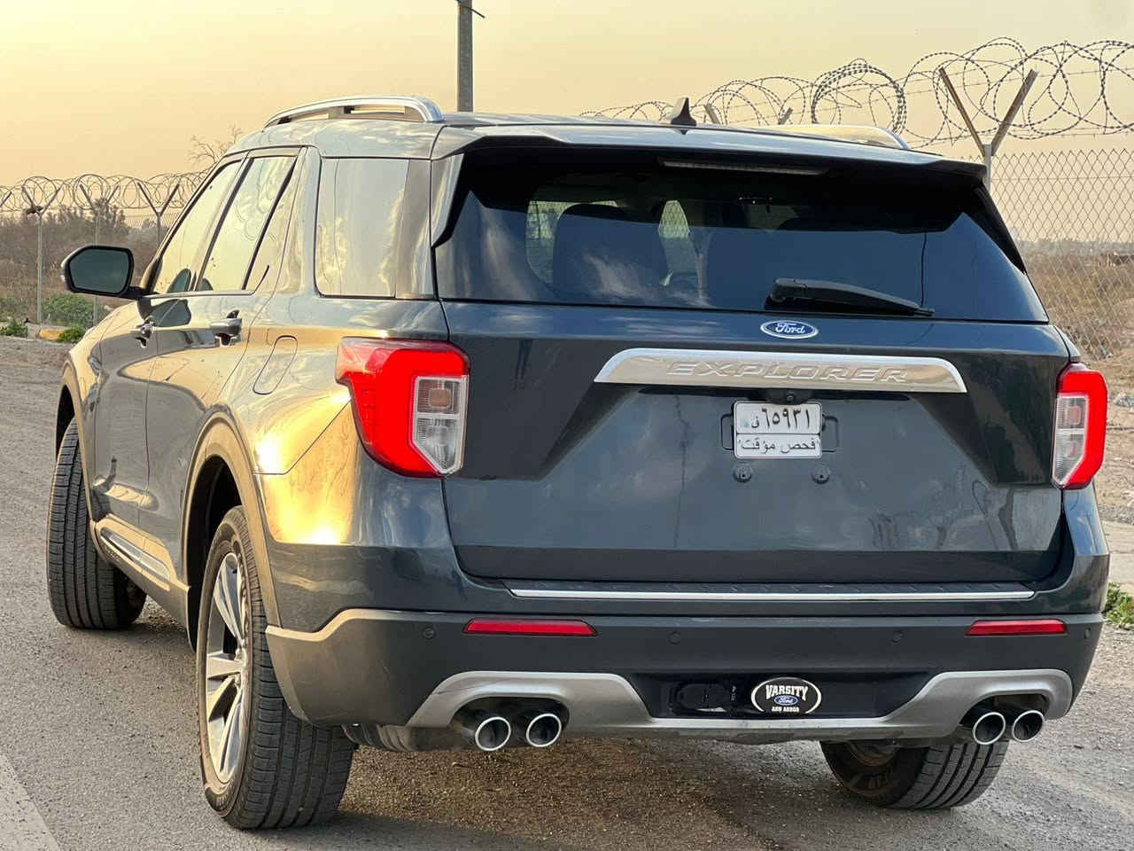 اعلى شي VIP فورد اكسبلور فئه(بلاتينيوم)
موديل 2023 ماشي 50 الف كم 

محرك 6 سلندر  3000cc توين 

المواصفات فول الفول VIp ✅

بصمة تشغيل وابواب 

دخول ذكي 

تشغيل عن بعد  

اوتو بارك تحكم ستيرن 

رادار جانبي

شاشة كبيرة 

كاميرا 360 درجة 

فتحة سقف بانوراما 

كشن كهرباء مع مساج 

كشنات تدفئة وتبريد 

ابواب اناره داخليه متغيره 

كشن Vip منفصل 

بردات خلفية ستيرن كهرباء 

كشن خزن 3  وضعيات 

خاصية الاصطفاف 

وضعيات قيادة 

سايد بريك بصمة 

تحذير خروج عن المسار 

تبريد مركزي 3 قطع

اوامر صوتية مع12سماعه

مانع تصادم

صندوق كهرباء 

اوتو هولد سايد بريك بصمة 

قيادة آلية جي بي اس GPS

حساسات خلفية وامامية 

💠ملاحضة السيارة مكفولة

 كير ومحرك صدر اطارات شواصي لغد كفاله

 حادثه سرقه رقم ميسان اني مستورده بأسمي 

🟩 سعر 230 

واتساب أو إتصال 

ت***********
