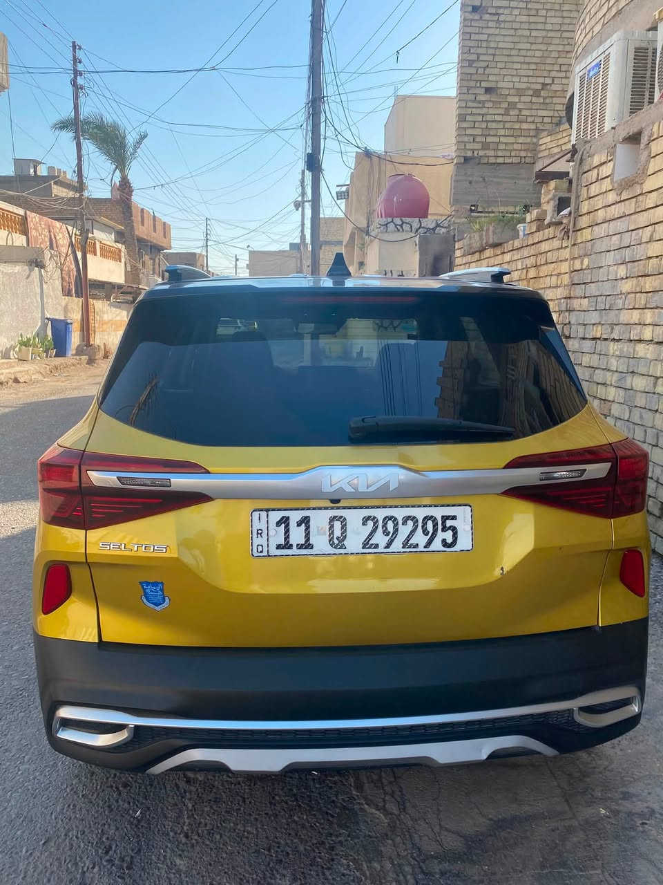 كيا سلتوس موديل ٢٢
فول مواصفات عدا الفتحة
رقم مميز 
حادثها موضح بالصور 
السعر ١٥٩ $ 
مكان بغداد 
***********
