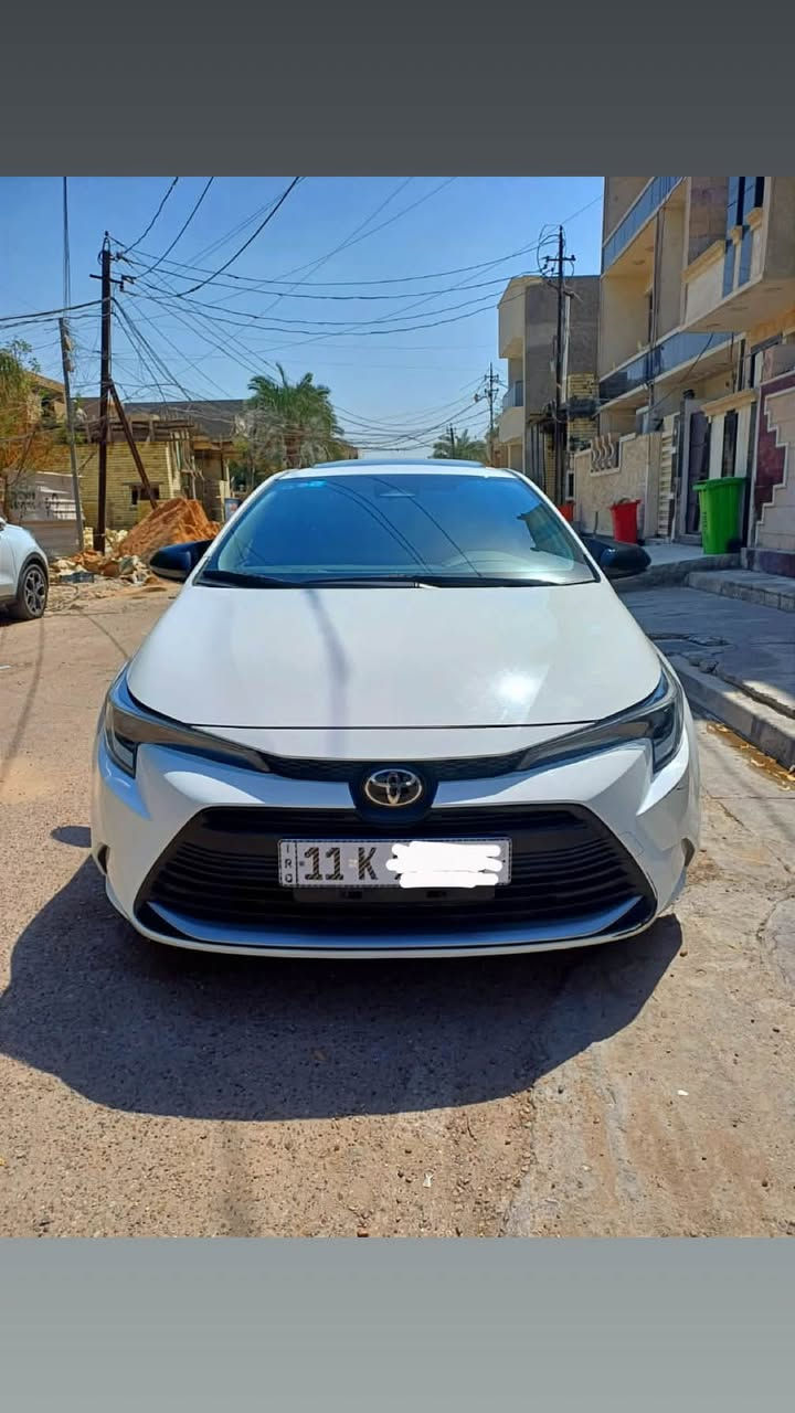السلام عليكم كورلا هايبرد ٢٠٢٥ كفالة من الصبغ والبارد بيها طخة موضحة ب الصور ماشية ٤١ فول مواصفات رقم بغداد ب اسمي مكاني بغداد الكرخ سعر  ١٥٤ وبيها مجال ***********
