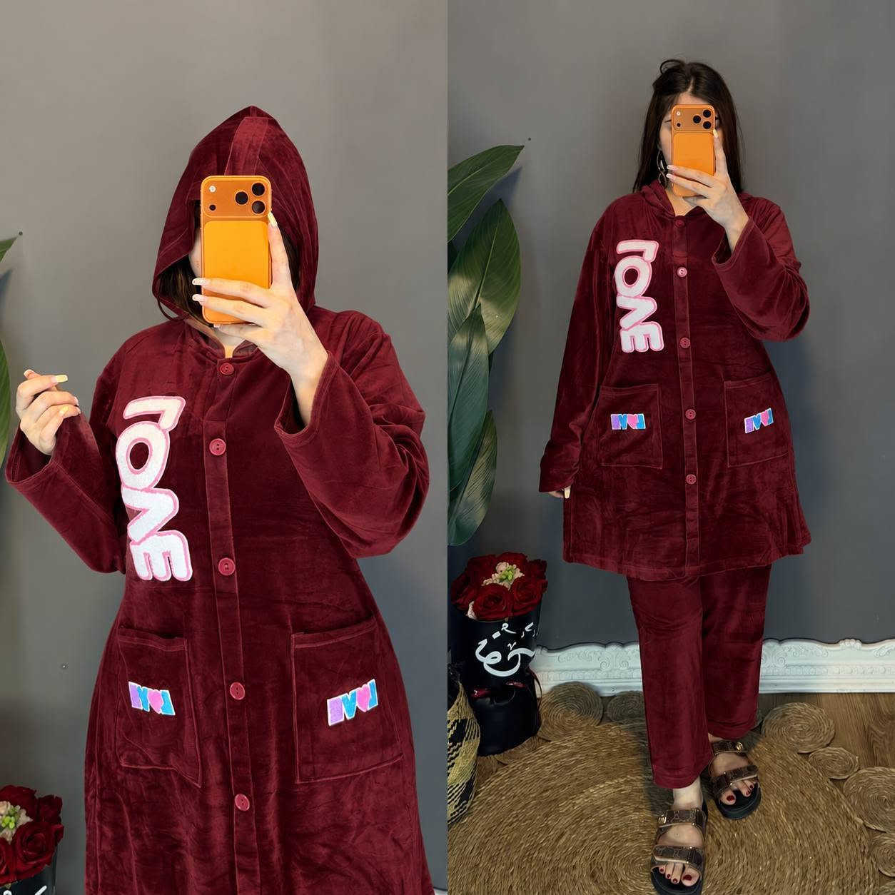 تراك نسائي • مخمل ثقيل • مقاسات L-3XL