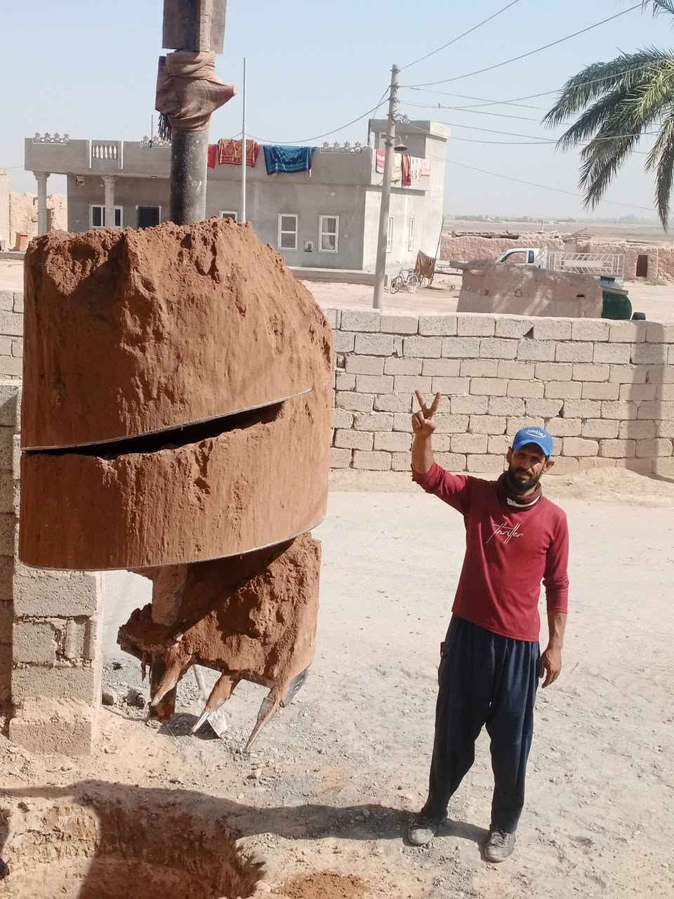 حفارة برينه • حفر بير • الحويجه