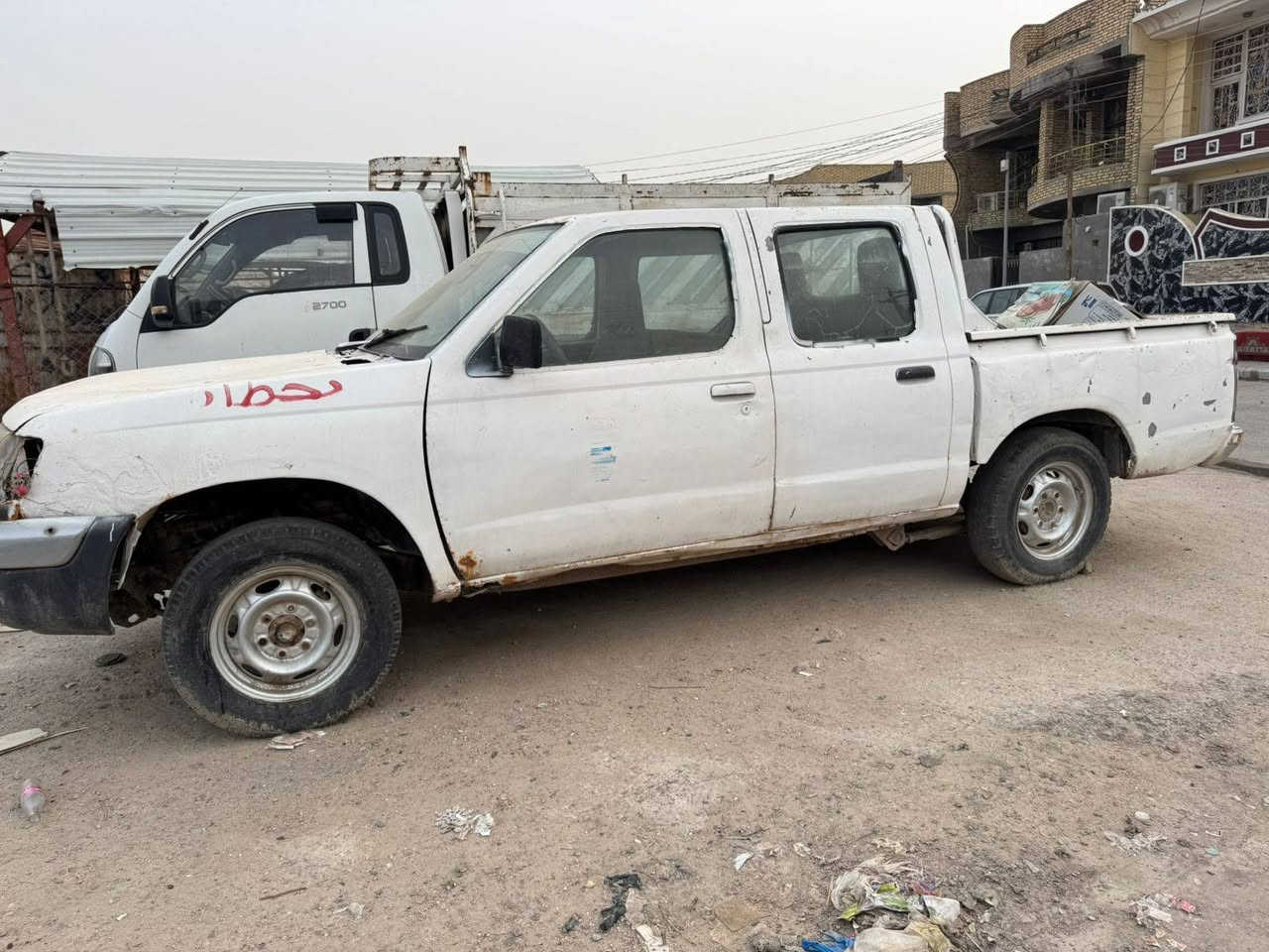 السلام عليكم
نيسان موديل 2002 مال مزاد الداخلية محافظة ذي قار الناصريه 
مكينه كايمه وكيرها مابيه شي لي تفيده يخابر ‏‪***********‬‏
سعر 25 وبيها مجال
