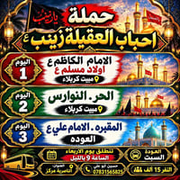 حملة يا زينب • مبيت كربلاء • الناصرية مركز حسين أبو علي