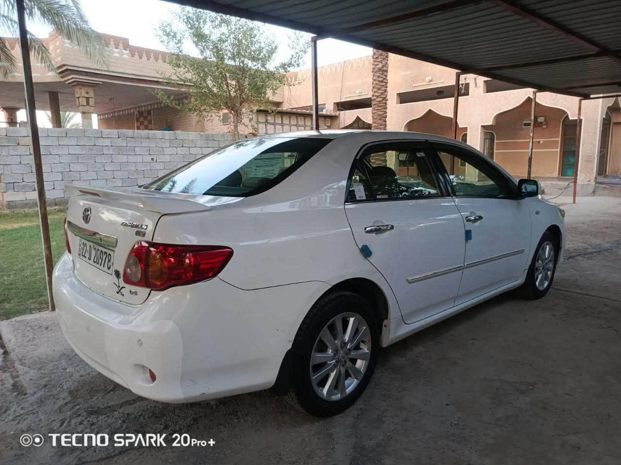 سلام عليكم للبيع 

كورلا موديل ٢٠٠٩ خليجي 

رقم اربيل بسمي تحويل مباشر اتريد وكاله 

هزه جديده صار شهر من هزيته وحولته 

محرك وكير مكفولات صدر خلفي امامي 

امبدله جديد تبريد ثلج تخم تاير 

كهربايات كله شغاله سياره لاصبغ ولامعجون سياره بيه صبغ امكشر وضاربه فابلون بل قماره 
سعر ١٠٨ مكاني بغداد تاجي 
***********

نص مكتوب في الصور:
- TECNO SPARK 20 Pro+