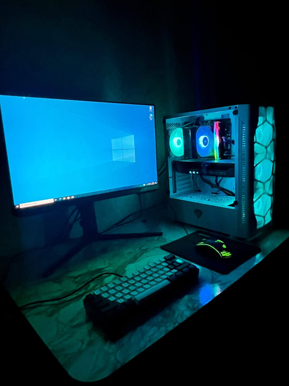 كرت RTX 3060 Ti • معالج i5-12400F • شاشة 24" 165Hz