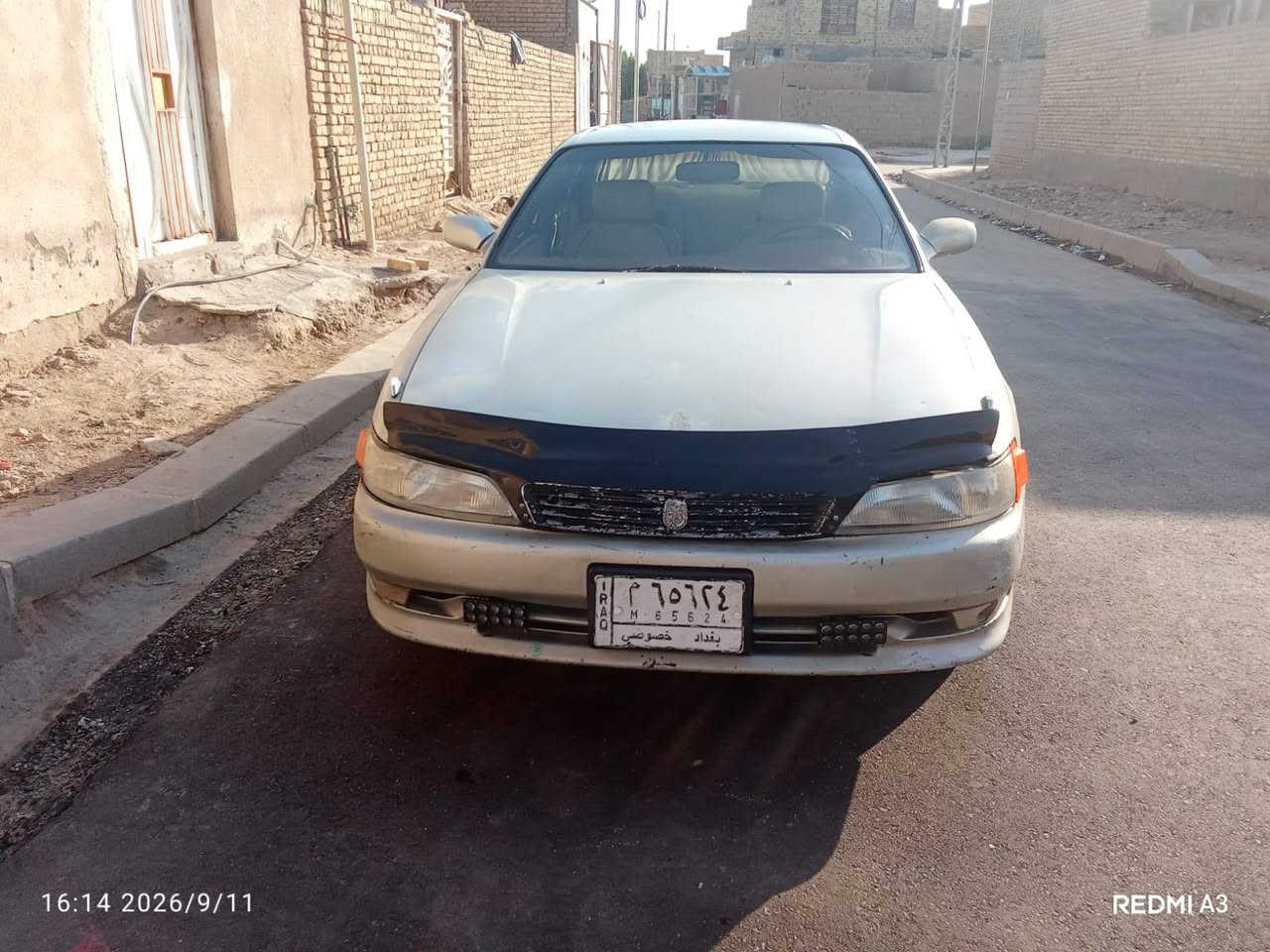 السلام عليكم
للبيع مارك نفخ مكفوله من الضربه القويه والعيب الشرعي
سياره جاهزه تبريد ثلج حداديه جاهزه كهربائيات كلها شغاله
تخم تاير جديد مكينه قبل ثلاثه اشهر من شد يدها من الاخير السياره مو عوزها اي شي  وباسمي تحويل ثاني يوم رقم بغداد  السعر 65 وبيها مجال تفاصيل على الرقم
***********

نص مكتوب في الصور:
- 16:14 2026/9/11
- REDMI A3
- 16:15 2026/9/11 REDMI A3
- 16:13 2026/9/11 REDMI A3
- 16:14 2026/9/11 REDMI A3