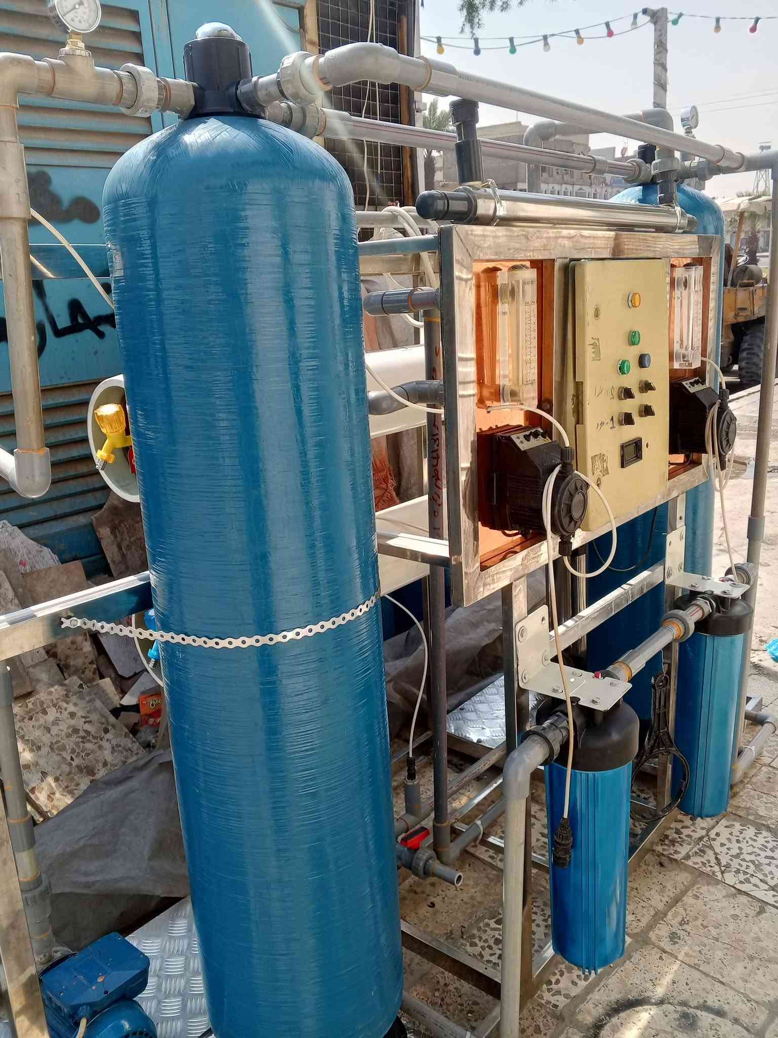 السلام عليكم محطه ماء ام 2000 للبيع نسبه الاملاح 50 من غير تانكيات السعر 2350 انوار بغداد مدينه الصدر ***********
