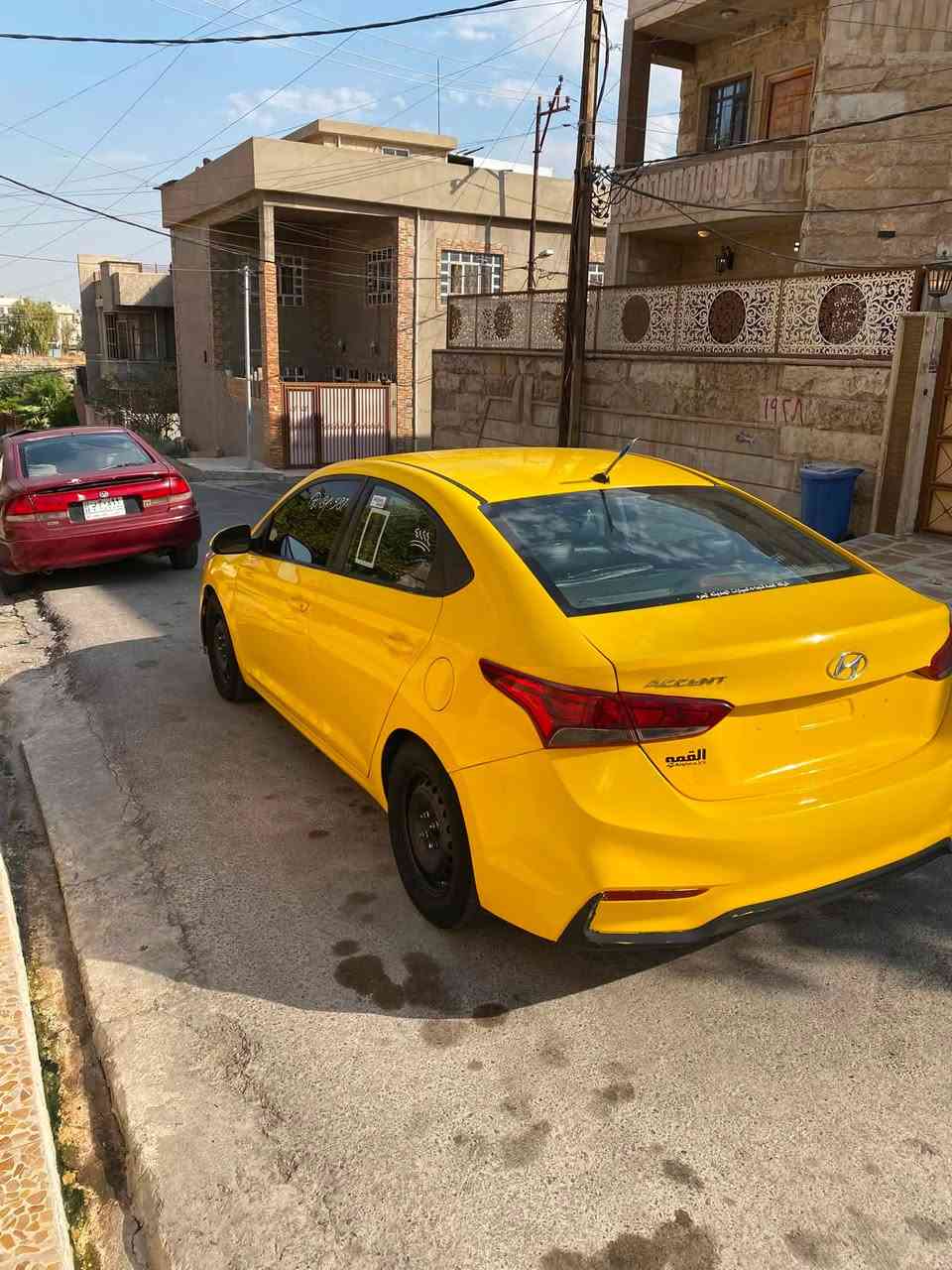 للبيع اكسنت ٢٠١٨ تكسي رقم نينوى كابون بانزين مكينة كير شرط. تبريد تدفئة كلو شغال شرط التحويل ضرر السيارة صندوق بجم كبس السعر ١٠٤ وبيها مجال 
***********
