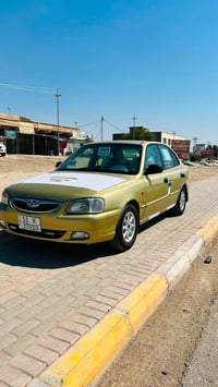 اكسنت 2001للبيع السياره  رقم بغداد انكليزي تحويل ثاني يوم جاهزه على اخ...