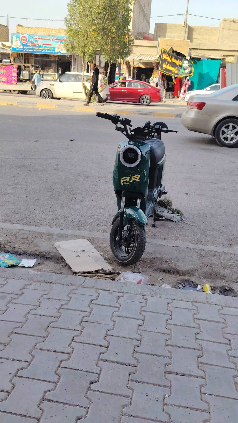 دراجه للبيع مكاني نجف بطاريات جديده سعرها ٤٠٠ وبيها مجال للطيبين
