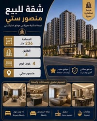 منصور ستي • ٢٣٦م٢ • ٤+ غرف