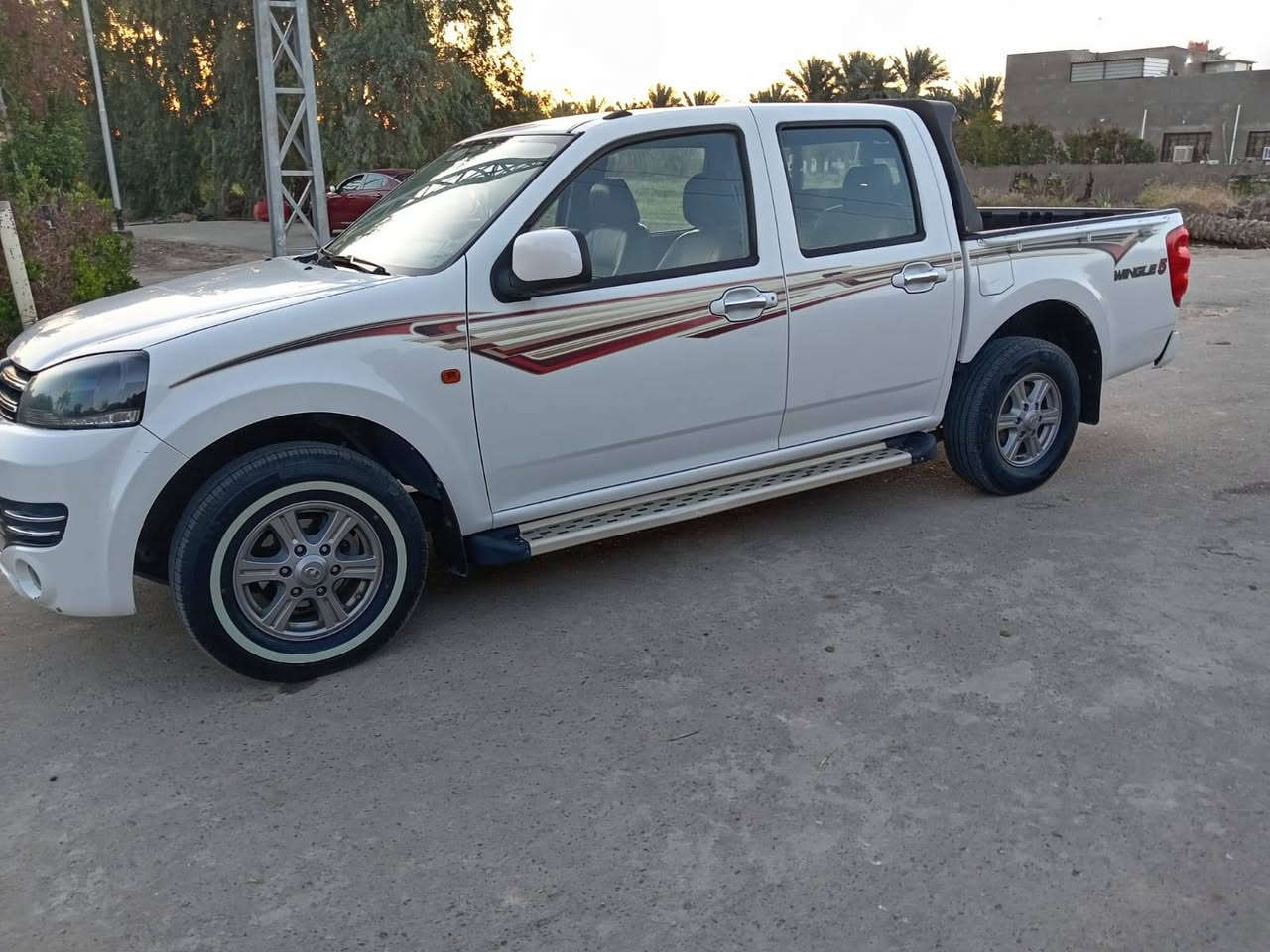 السلام عليكم كريت ويل موديل ٢٠٢٠ مكفوله كفاله عامه وضع شركه  كير ومحرك مكفول شرط تبريد ثلج رقم انكليزي السياره بسمي رقم قادسيه مشروع وطني ماشيه 165 وترايك وين ماتريد السياره سونار  السعر 108وبيه مجال للتواصل ***********
