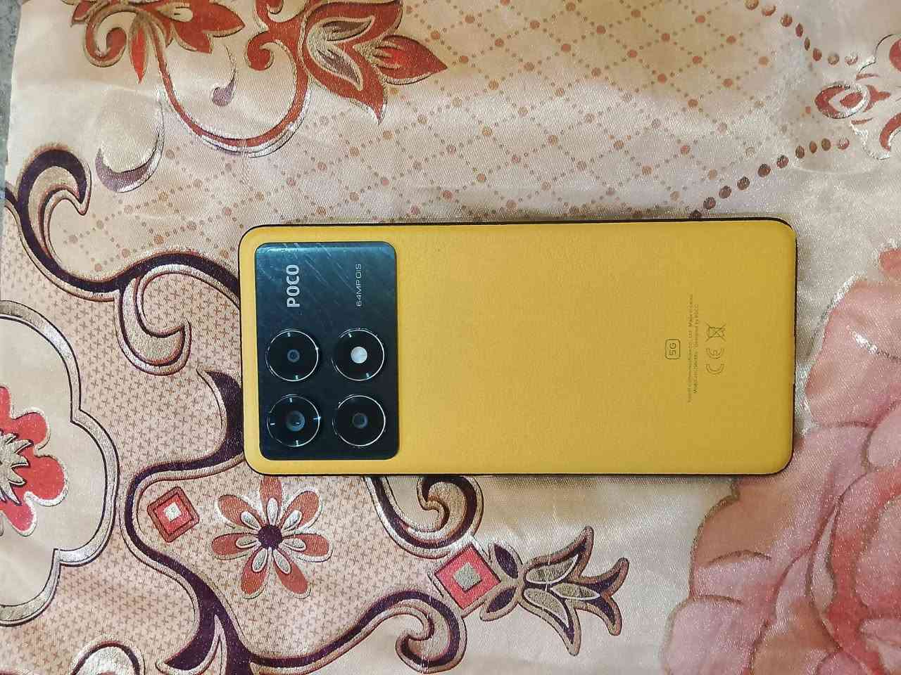 Poco x6 pro 5G 512 , عشوائية 12+12 مراوس أو بيع
جهاز بلادي ع وضع الشركة فقط بي طبع خفيف فوك ما مبين بالعين المجردة ولا بالتصوير يطلع بس لازم اذكره جهاز بلادي ومابي اي شي ذاكرة 512 عشوائية 12+12 العاب 120فريم 
مواصفاته معروفه السعر 260الف 
بغداد جسر ديالى 
***********
