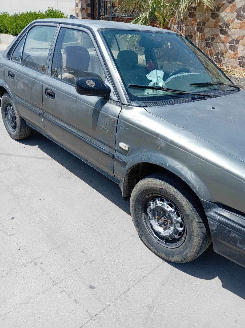 كورلا للبيع 
موديل٩١ يسرا بلادي 
رقم كركوك مشروع سنويه ٢٨ 
بطاقه بانزين بي محرك وكير بشرط 
صبغ مابي حادث مابي سعره ٤٠ بي مجال قليل
السياره بأسمي 
تحويل او وكاله بكيفك
*********** كركوك, العراق
