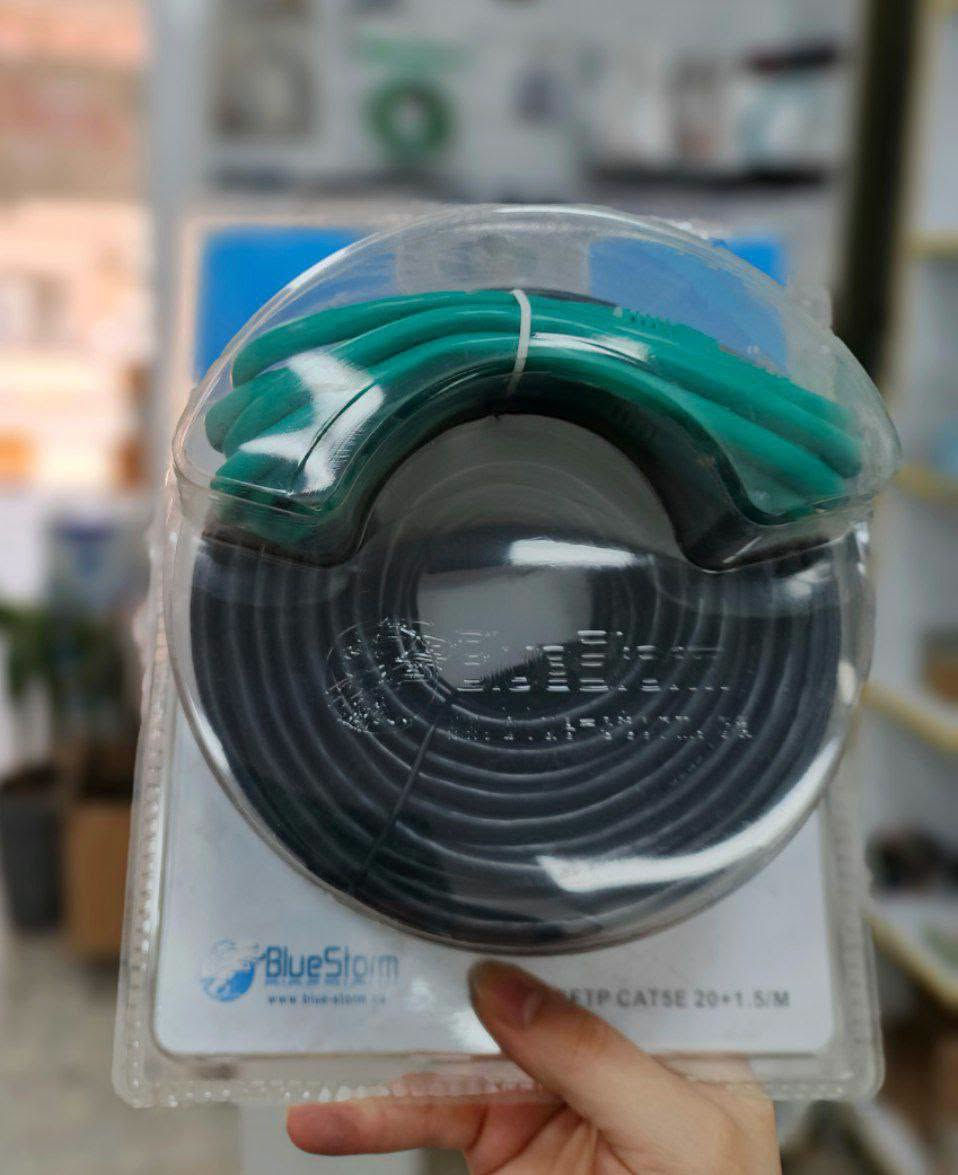⚜️ كيبل بلوستورم CAT 5
20M ⚜️
⚜️السعر 11.000
30M ⚜️
⚜️السعر 15.000
⚜️توجد خدمة توصيل خلال 24 ساعة
