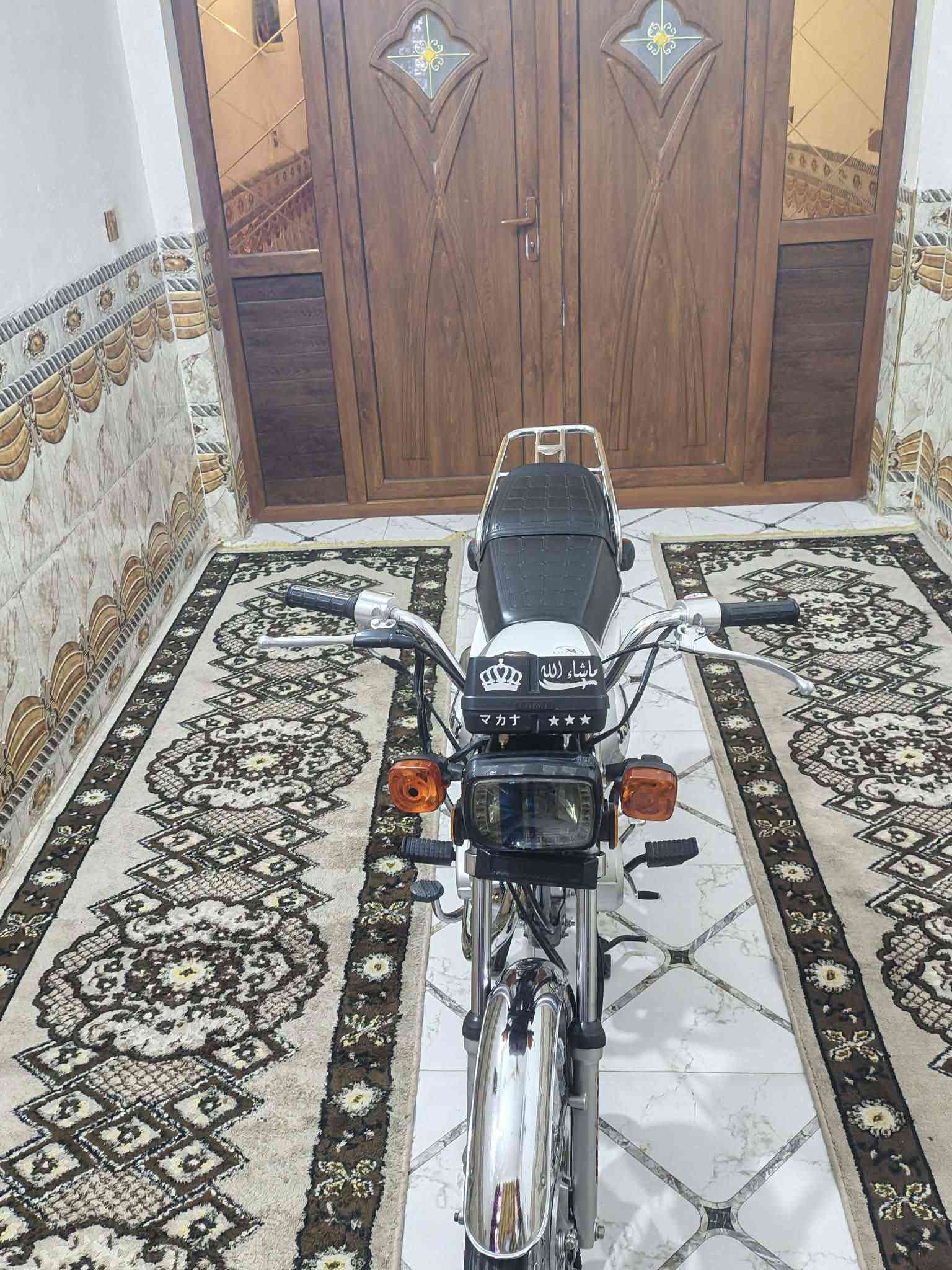 السلام عليكم دراجه اربعه كير للبيع موديل 25 كفاله   كهربائيات كامله الدراجه الجديده  ظالمته الصور مكاني كربلاء حي الوفاه السعر 650 الشراي يتصل رقمي ***********
