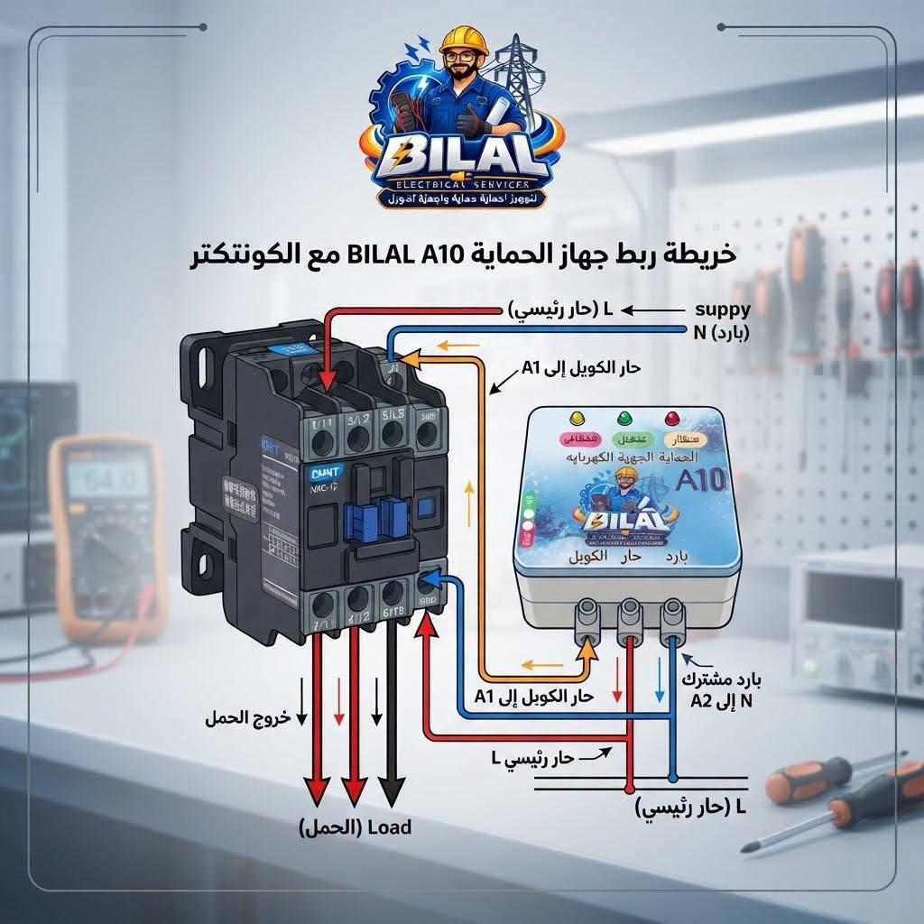 حماية الفولتية • A10 • كونتاكتور