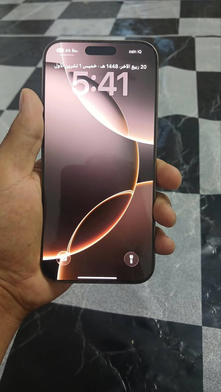 ايفون 16برو ماكس للبيع مكاني تكريت ***********

نص مكتوب في الصور:
- حالة البطارية عادية تعمل بطارية iPhone هذه على النحو المتوقع. حول البطارية والضمان... الحد الأقصى للقدرة 90% هذا قياس لقدرة البطارية مقارنة بقدرتها عندما كانت جديدة. قد تتسبب القدرة المنخفضة بتقليل ساعات الاستخدام بين عملية الشحن والأخرى. عدد الدورات 628 هذا هو عدد مرات استهلاك iPhone لقدرة البطارية. معرفة المزيد... تاريخ التصنيع أيلول 2024 أول استخدام تشرين الثاني 2024
- 69 4G 5:31 حول الاسم iPhone (2) إصدار iOS 26.5 اسم الطراز iPhone 16 Pro Max رقم الطراز MYTP3ZA/A الرقم التسلسلي M7G2XLC2X6 انتهت صلاحية التغطية الأغاني 0 الفيديوهات 802 الصور 2,092 التطبيقات 38 السعة 256 غ.ب. متوفرة 1.33 غ.ب. عنوان Wi-Fi 90:B7:90:A0:88:A3